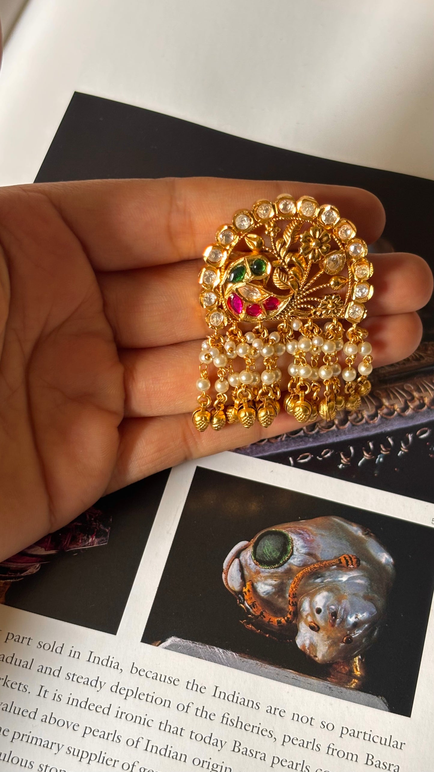 Heritage nakashi gold rajwada ring
