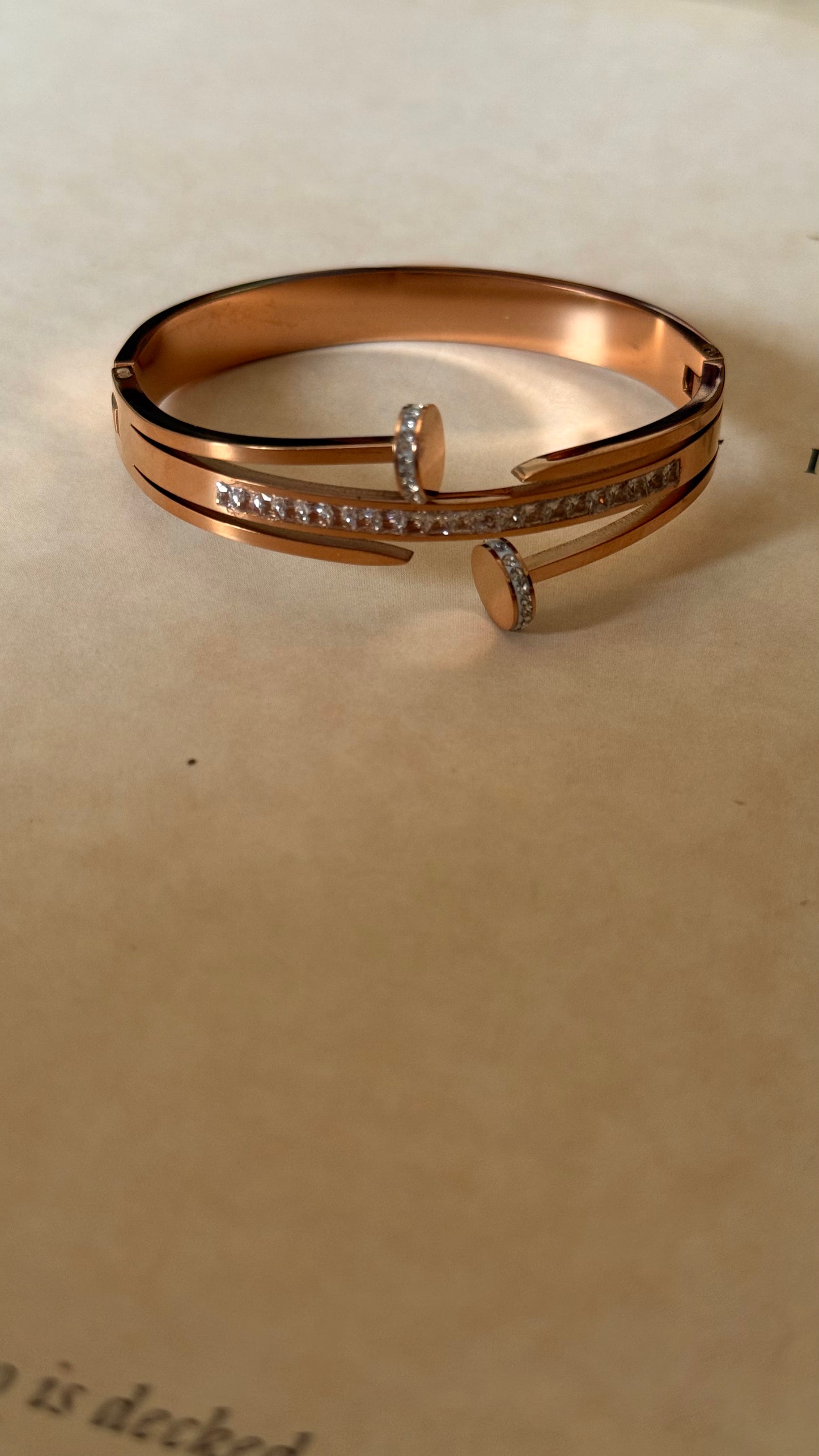 Cartier inspired anti tarnish bracelet