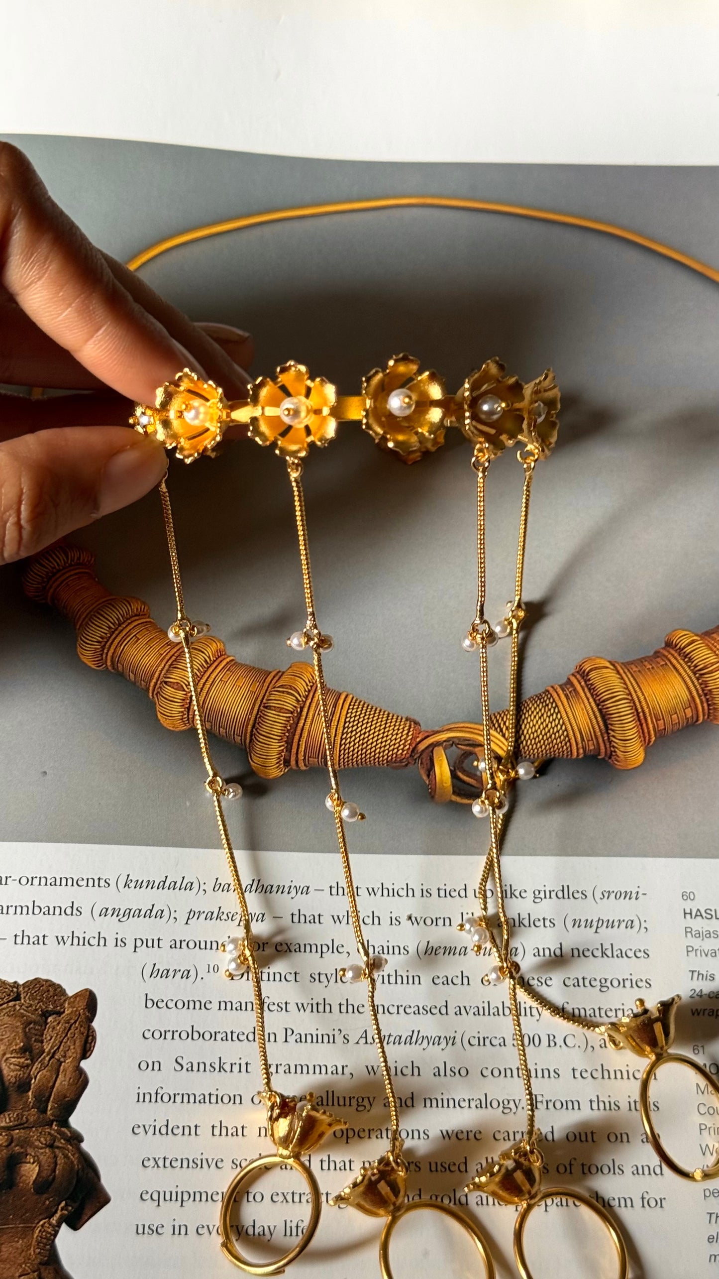 handmade four rings Hathphool