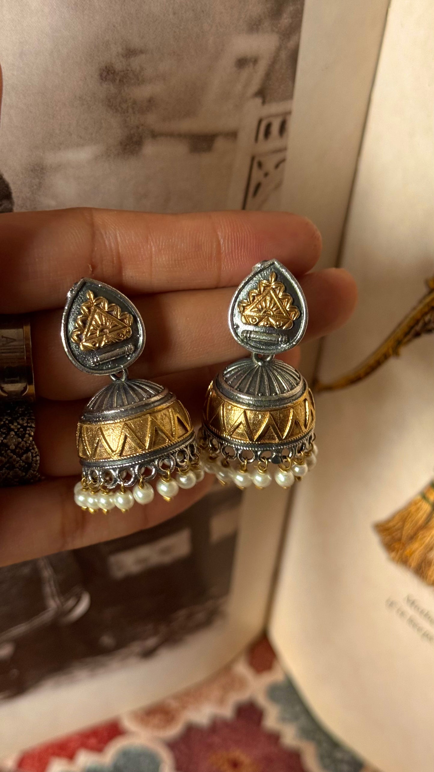 Karbi tribal jhumki