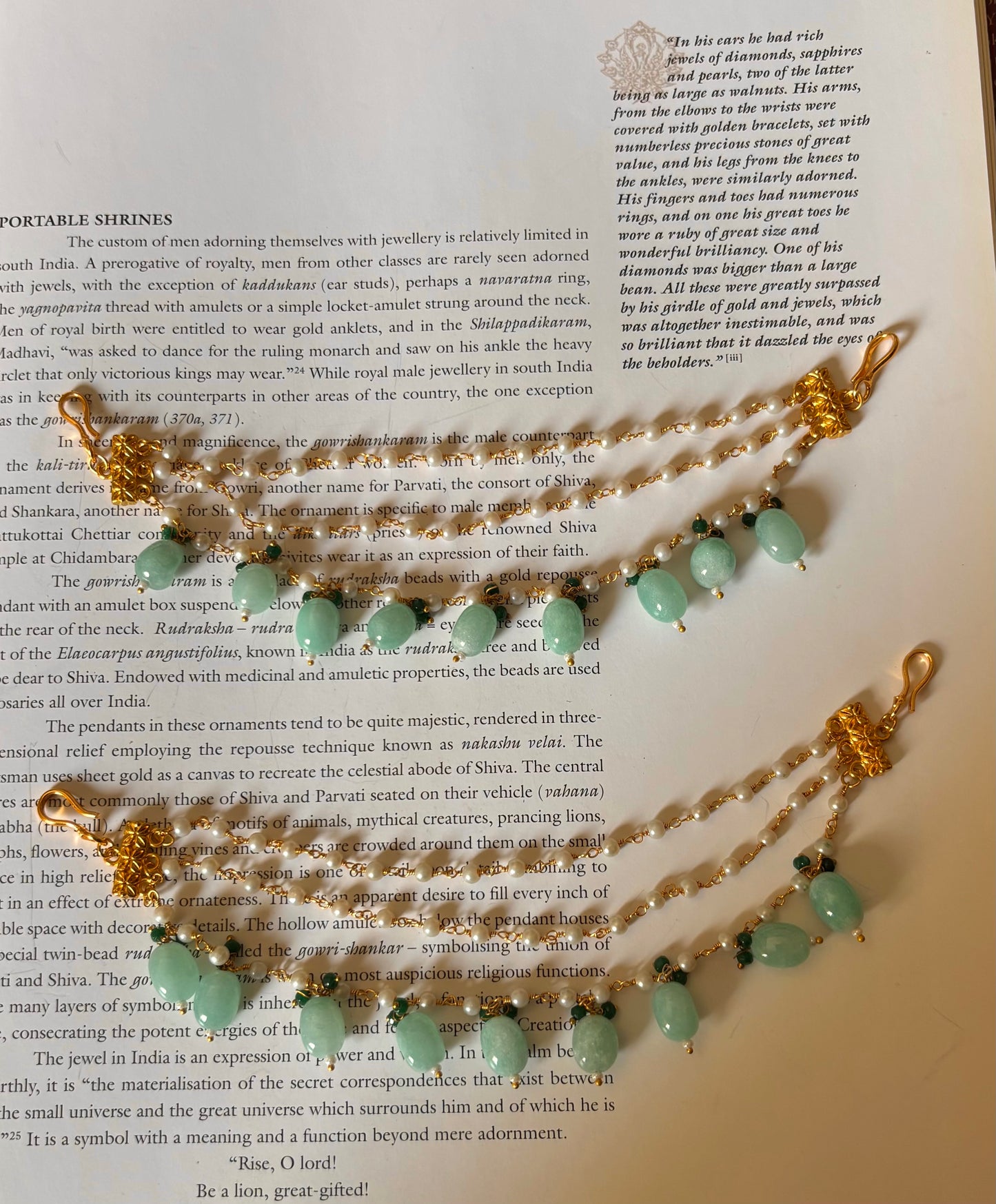 Mint 3 layer with emerald kaanchain