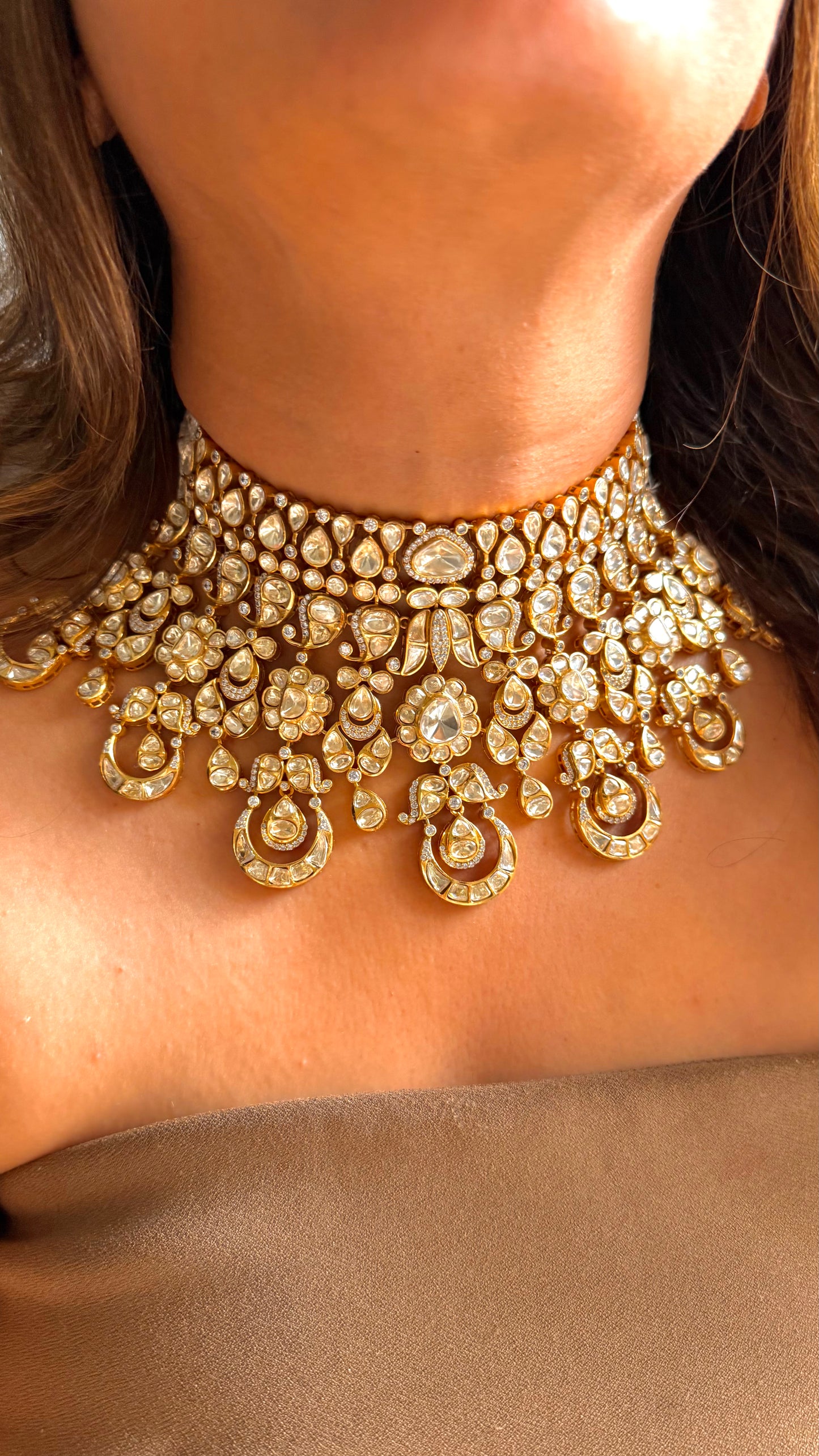 Peeli Polki Bridal Heritage Necklace