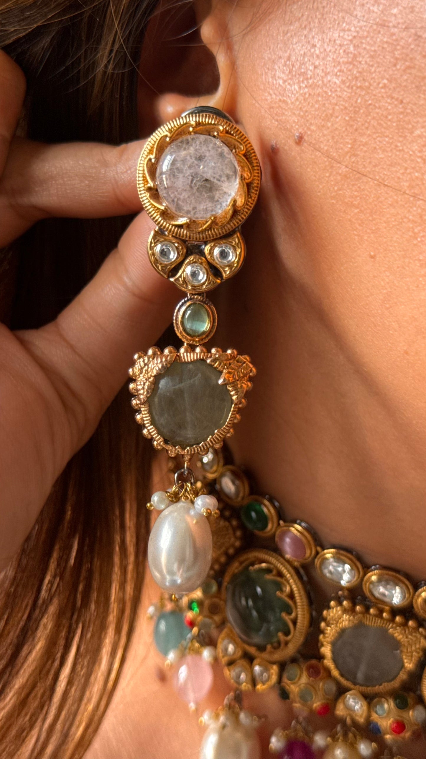 Sabyasachi inspired multicoloured choker necklace 2