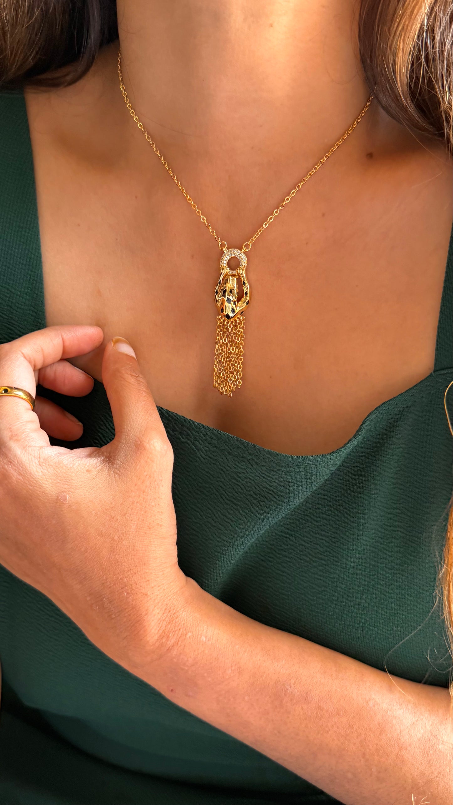 Cartier inspired Fringe Necklace