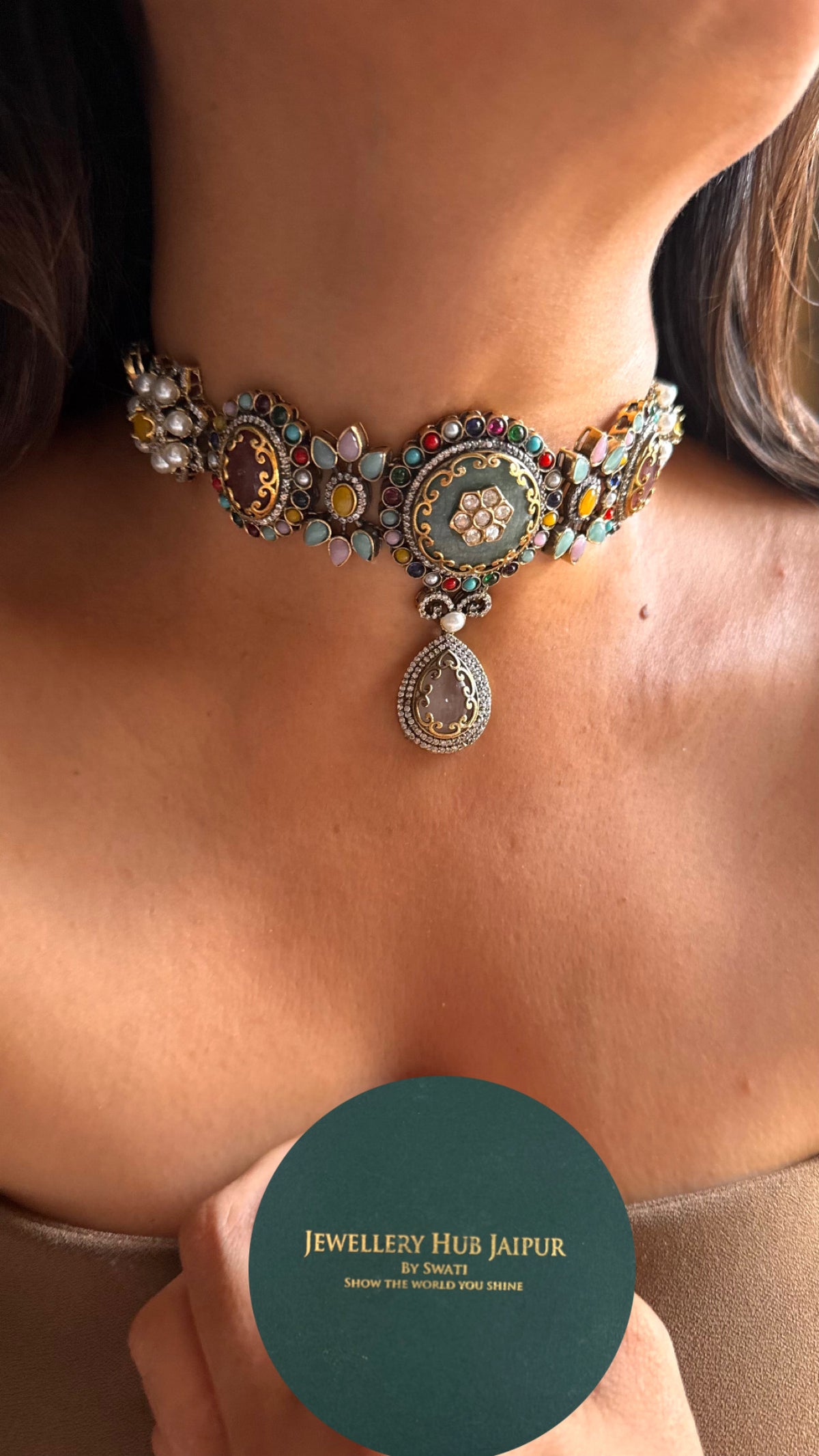 Sabhyasachi inspired statement choker