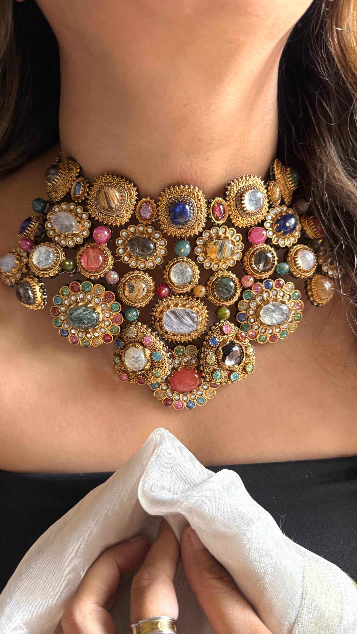 Sabya inspired Victorian Designer Necklace