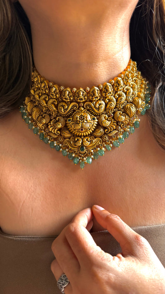 Goddess Laxmi inspired Tribhuvan Choker