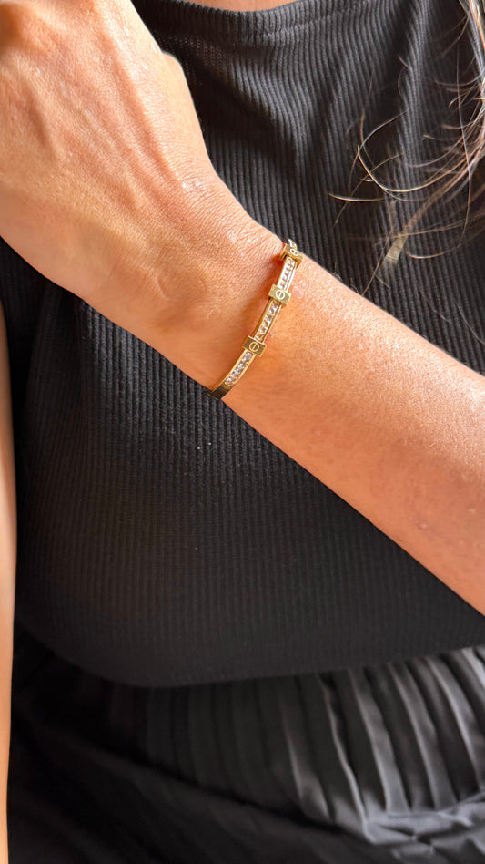 Courtier inspired, anti tarnish bracelet