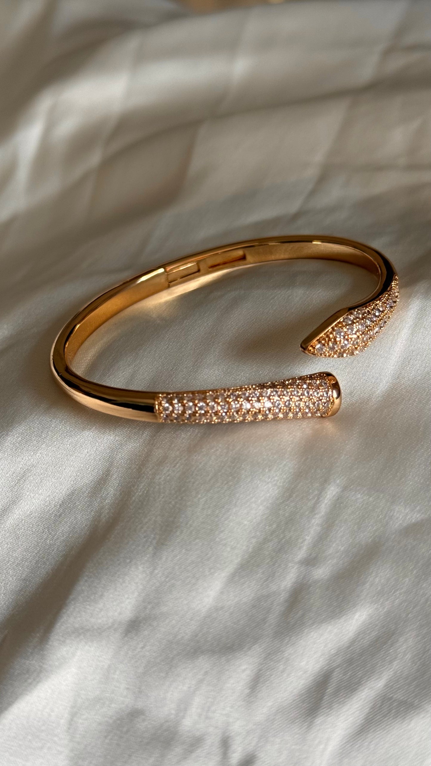 Rose Gold Tone designer diamond bracelet