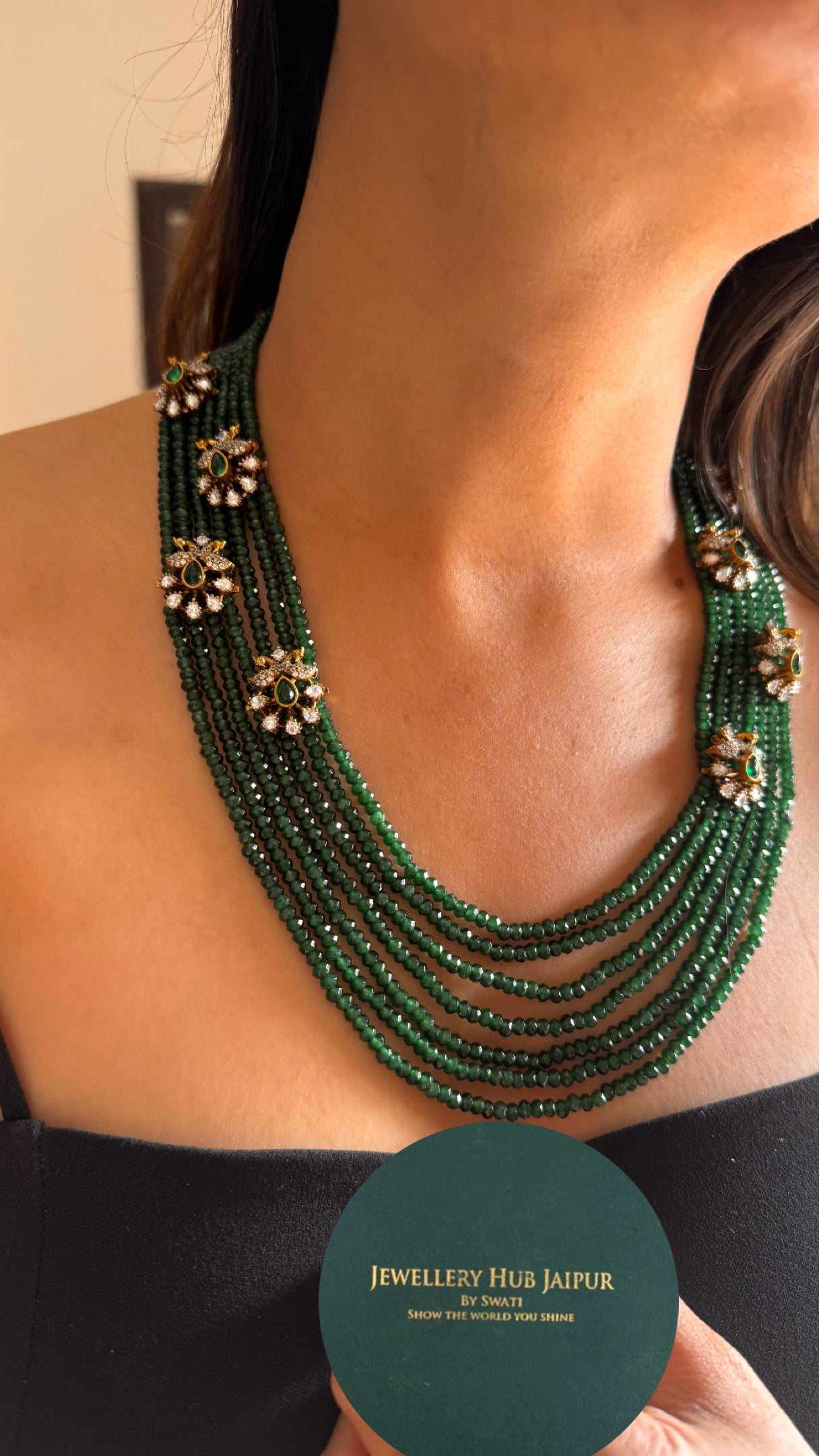 Emerald Victorian 5 layer string