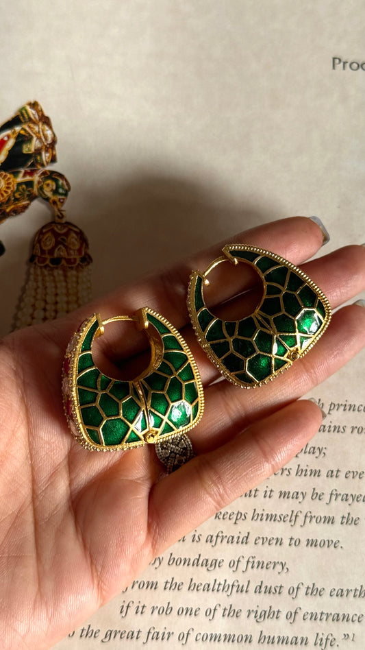 Emerald katdana with rani pink designer Baaliyan