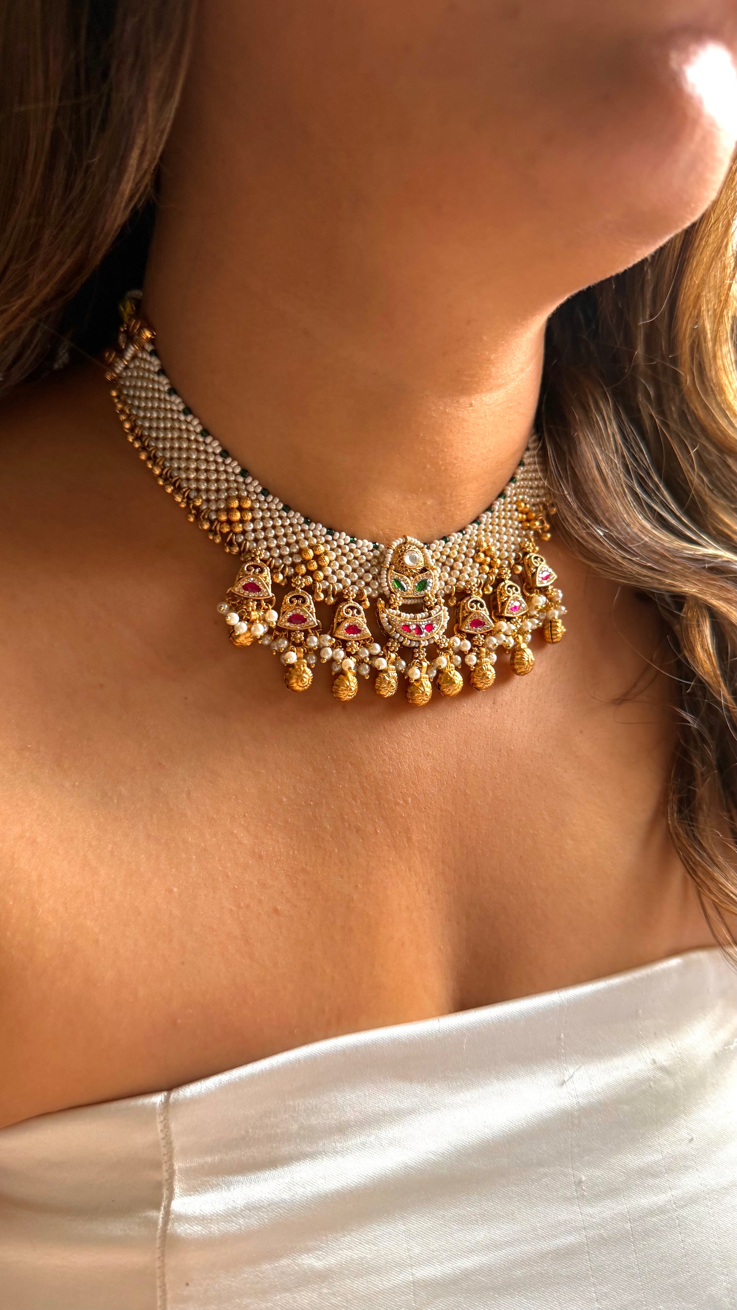 Basra Pearl Paachi necklace