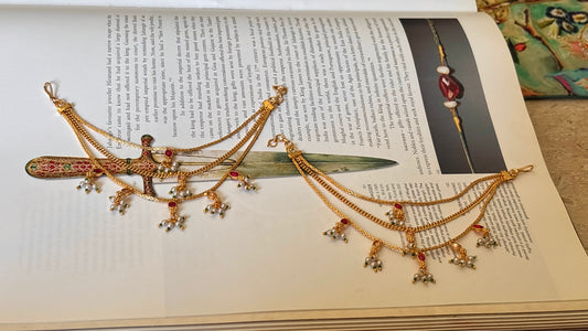 Three layer ruby Kaan chain