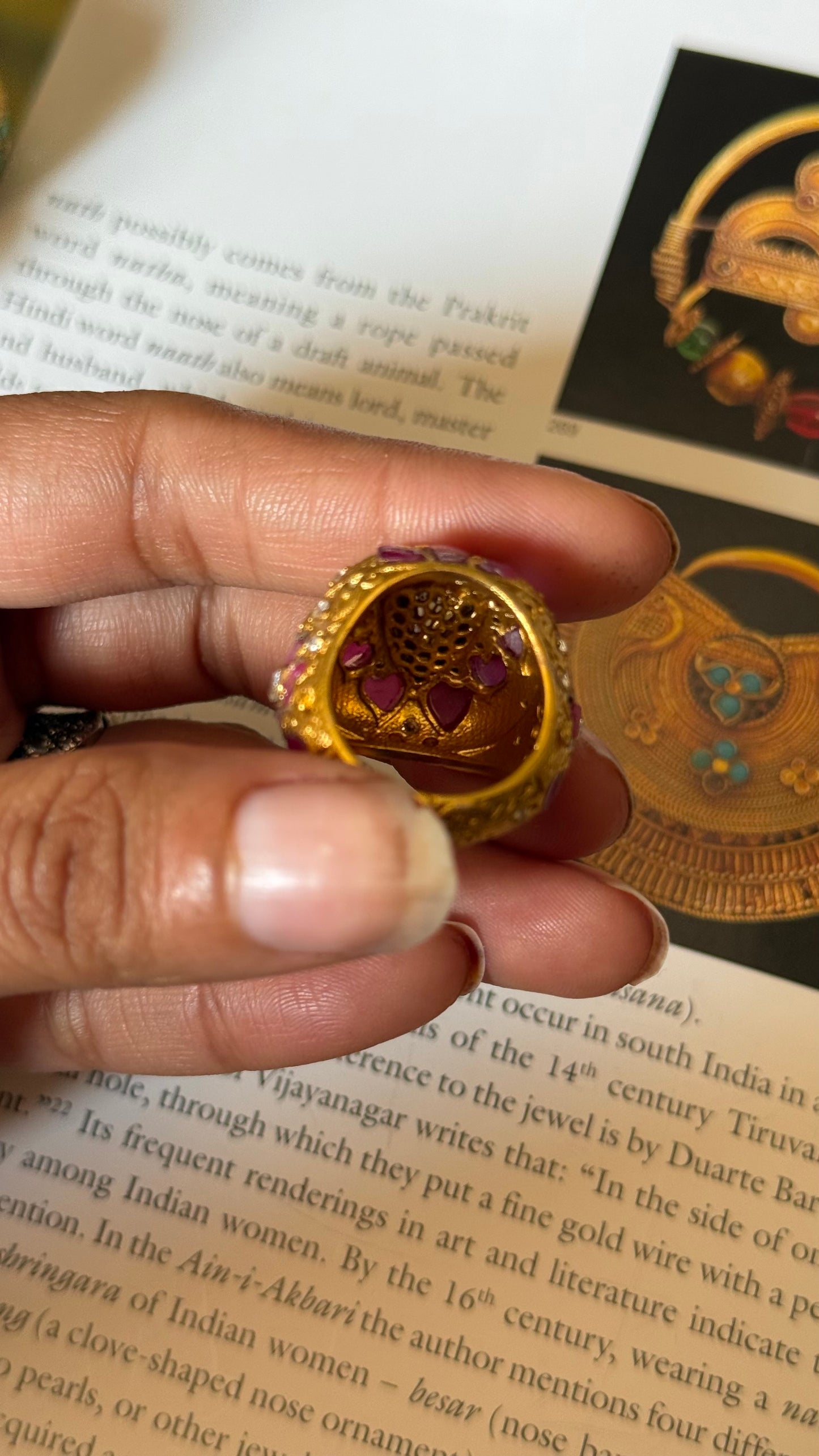 Ruby  heritage designer Ring