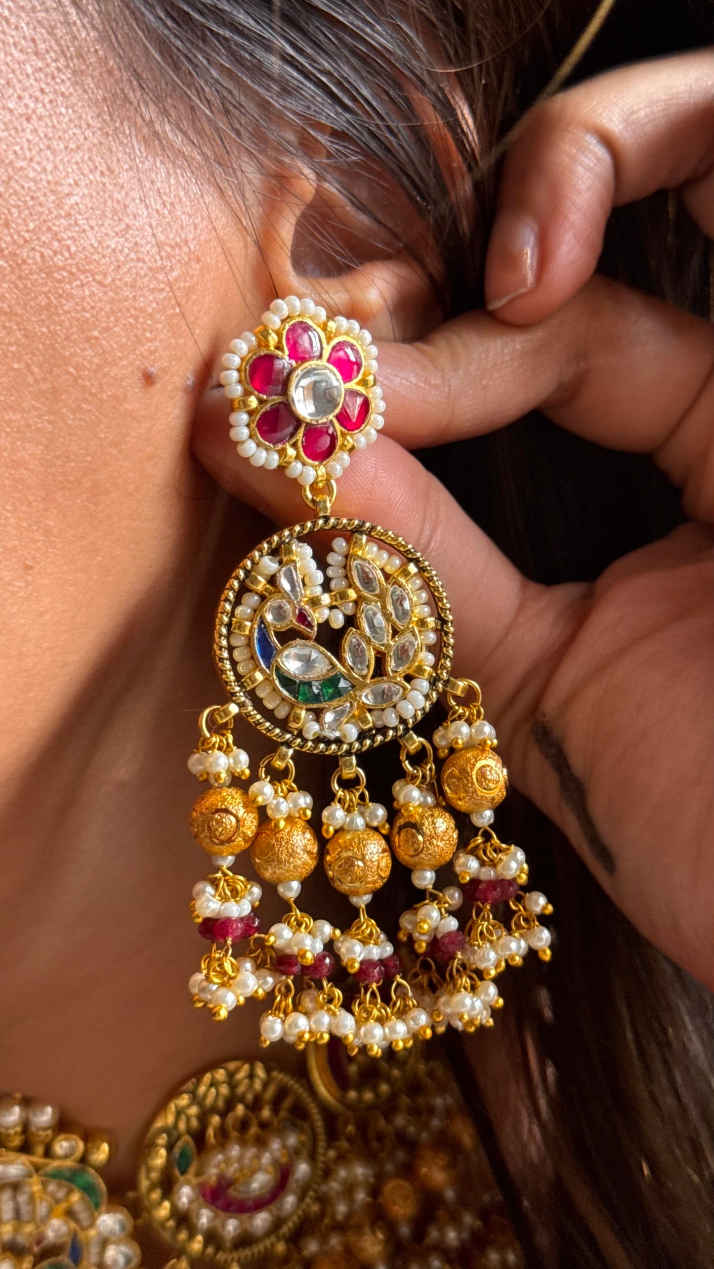 Heritage antique Rajwada choker necklace