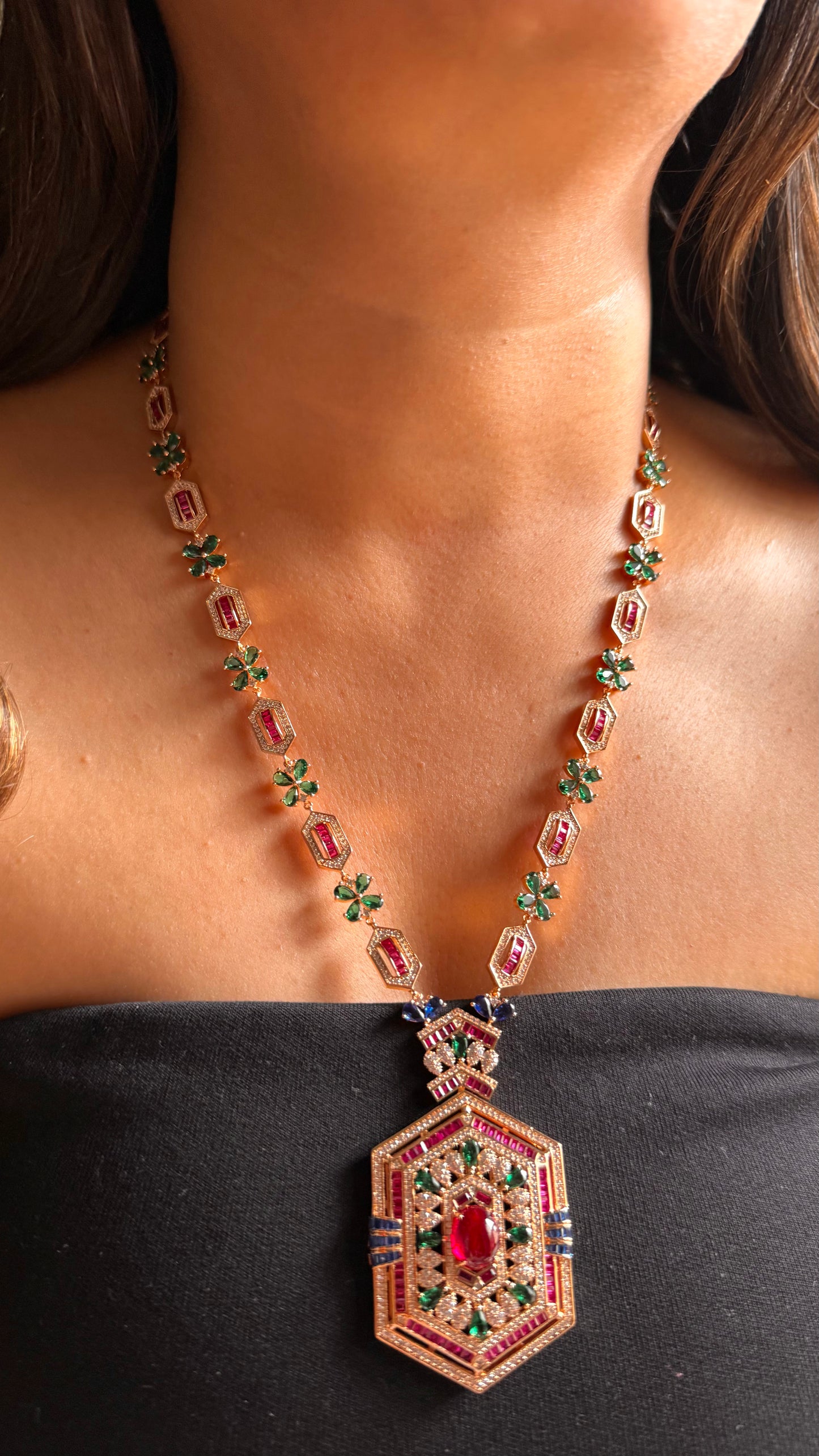 Real Swarovski designer Necklace