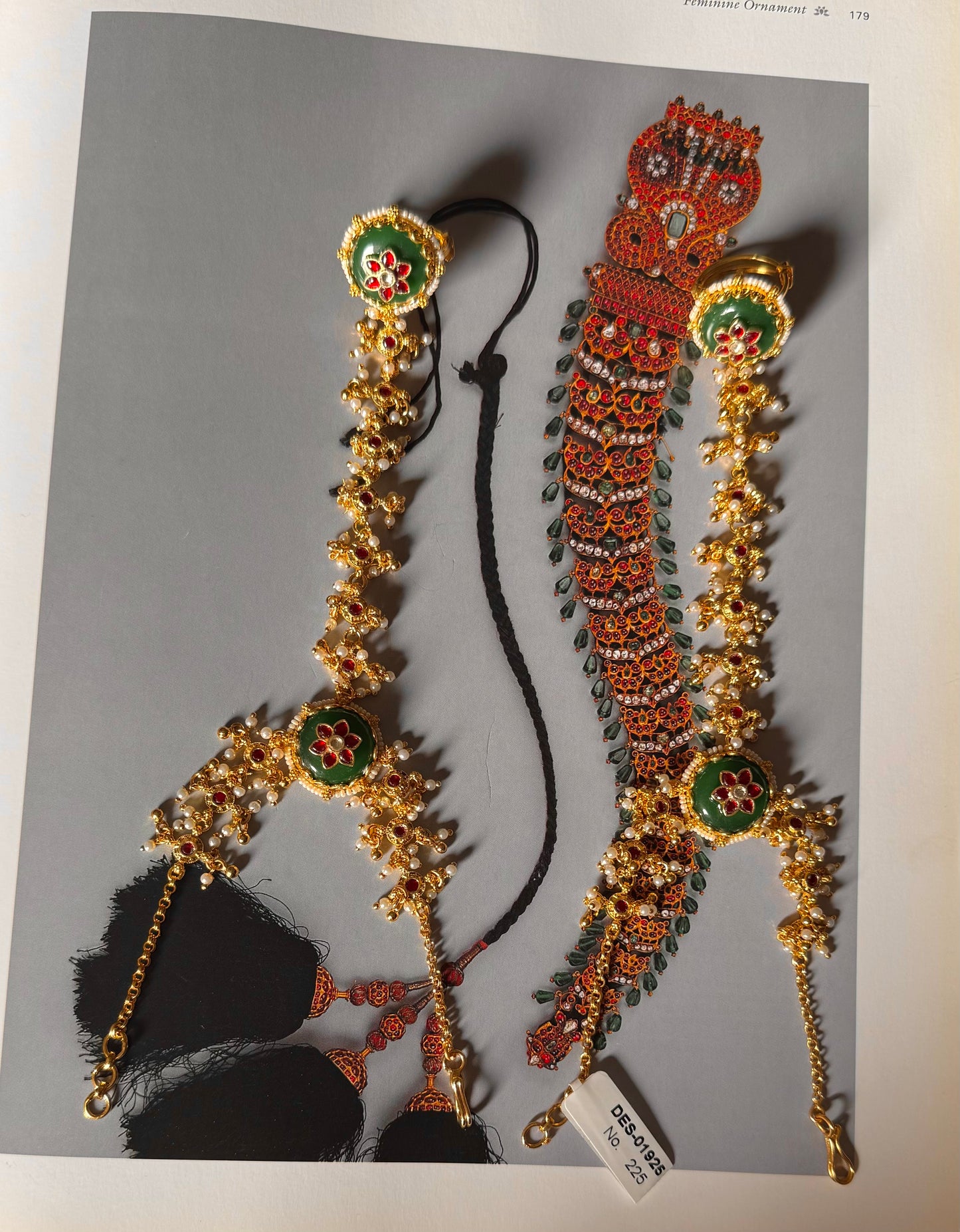 Paachi kundan inlay work heath pool