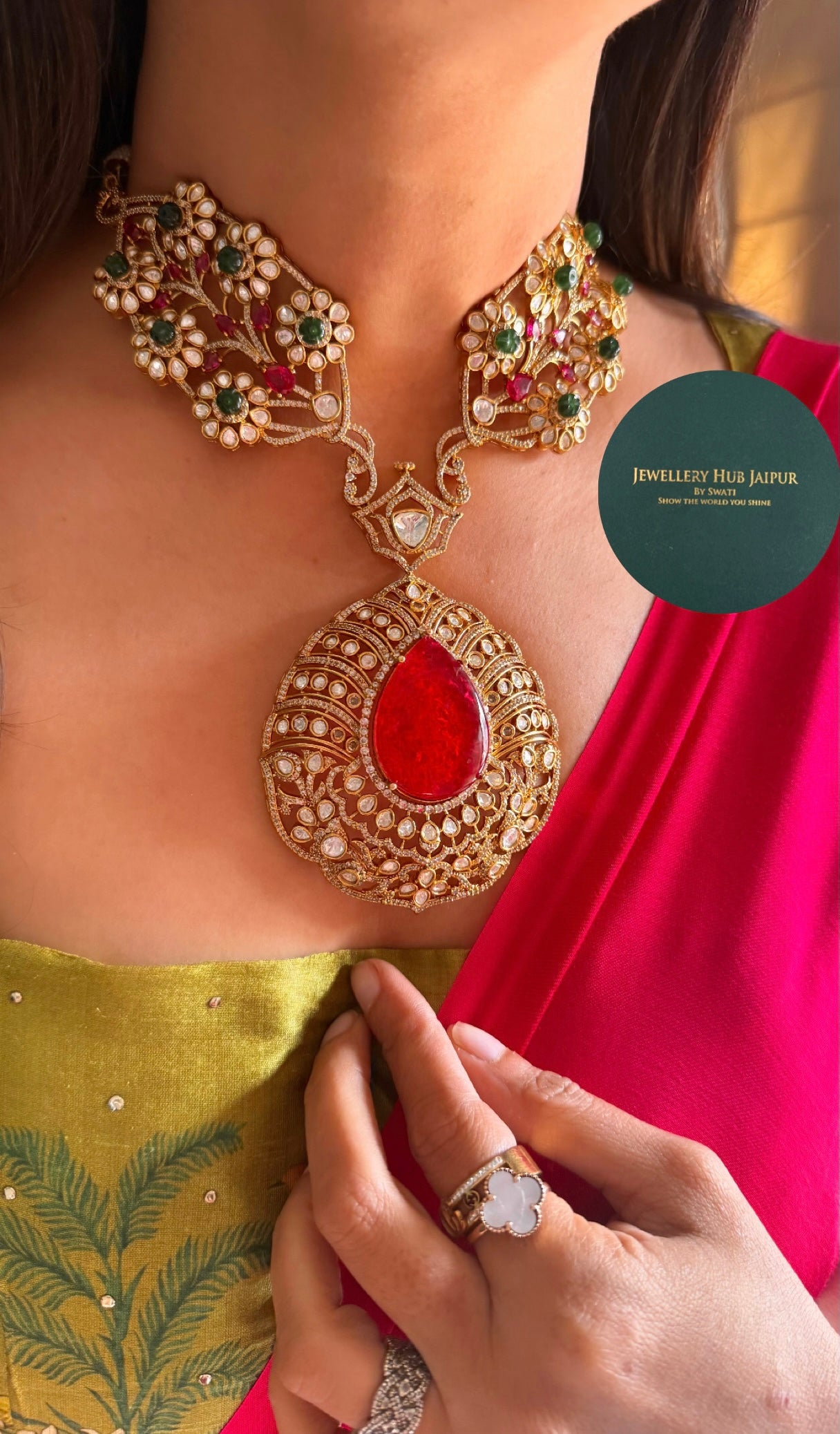 AP ruby carnival necklace