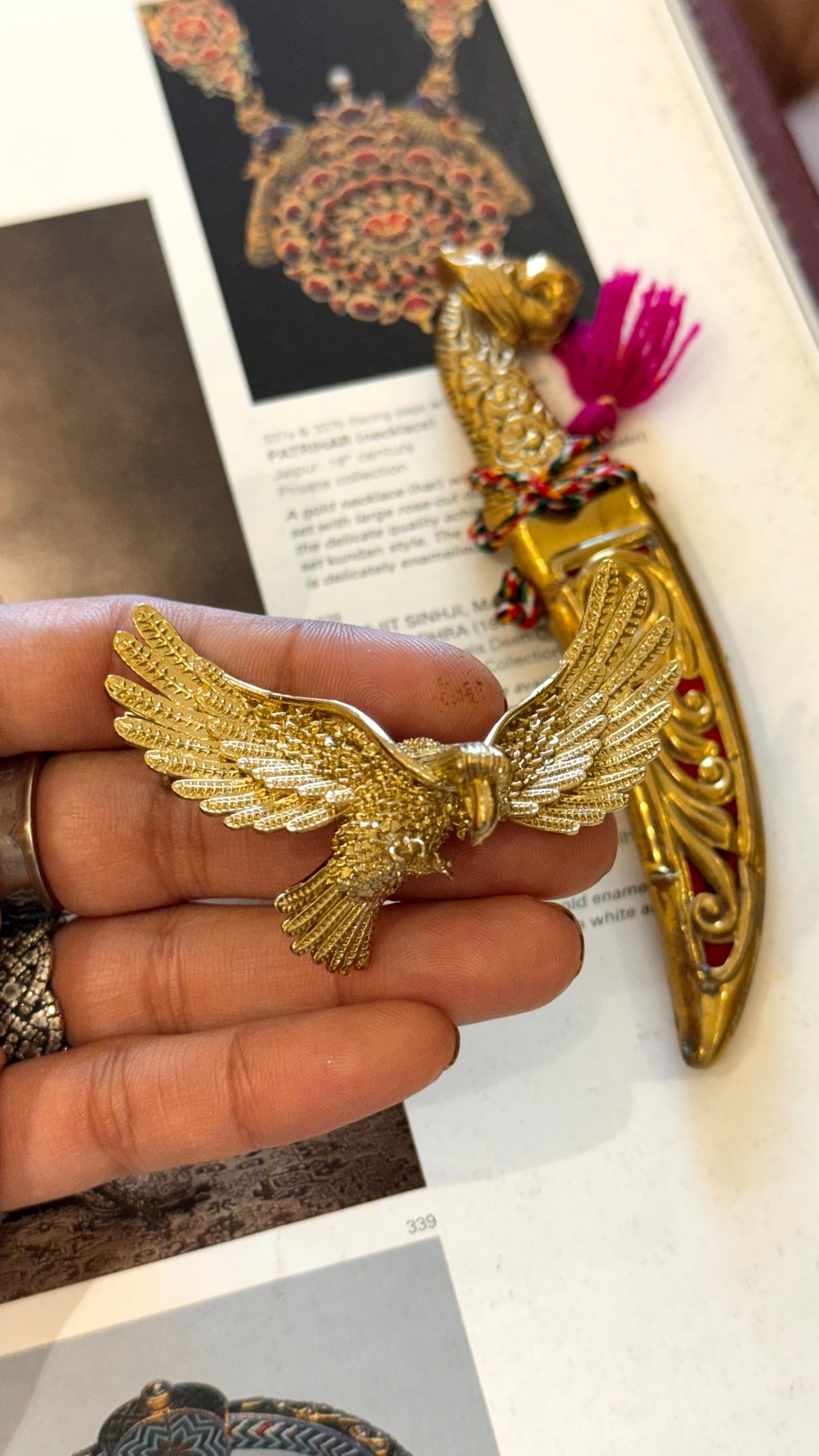 Baaj designer gold Kalgi