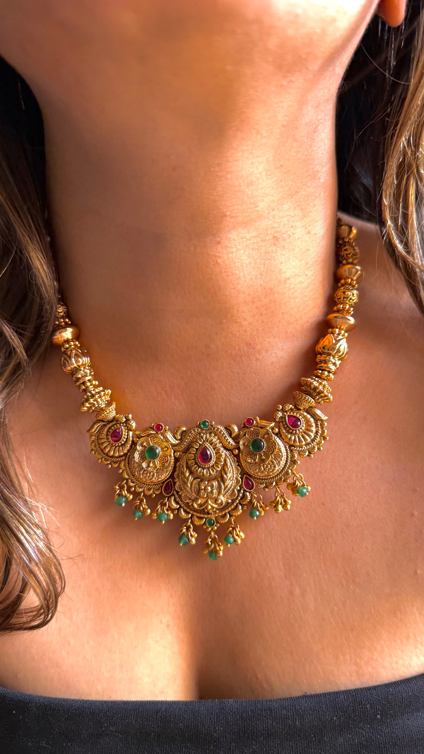 Maharashtrian Combo necklace set