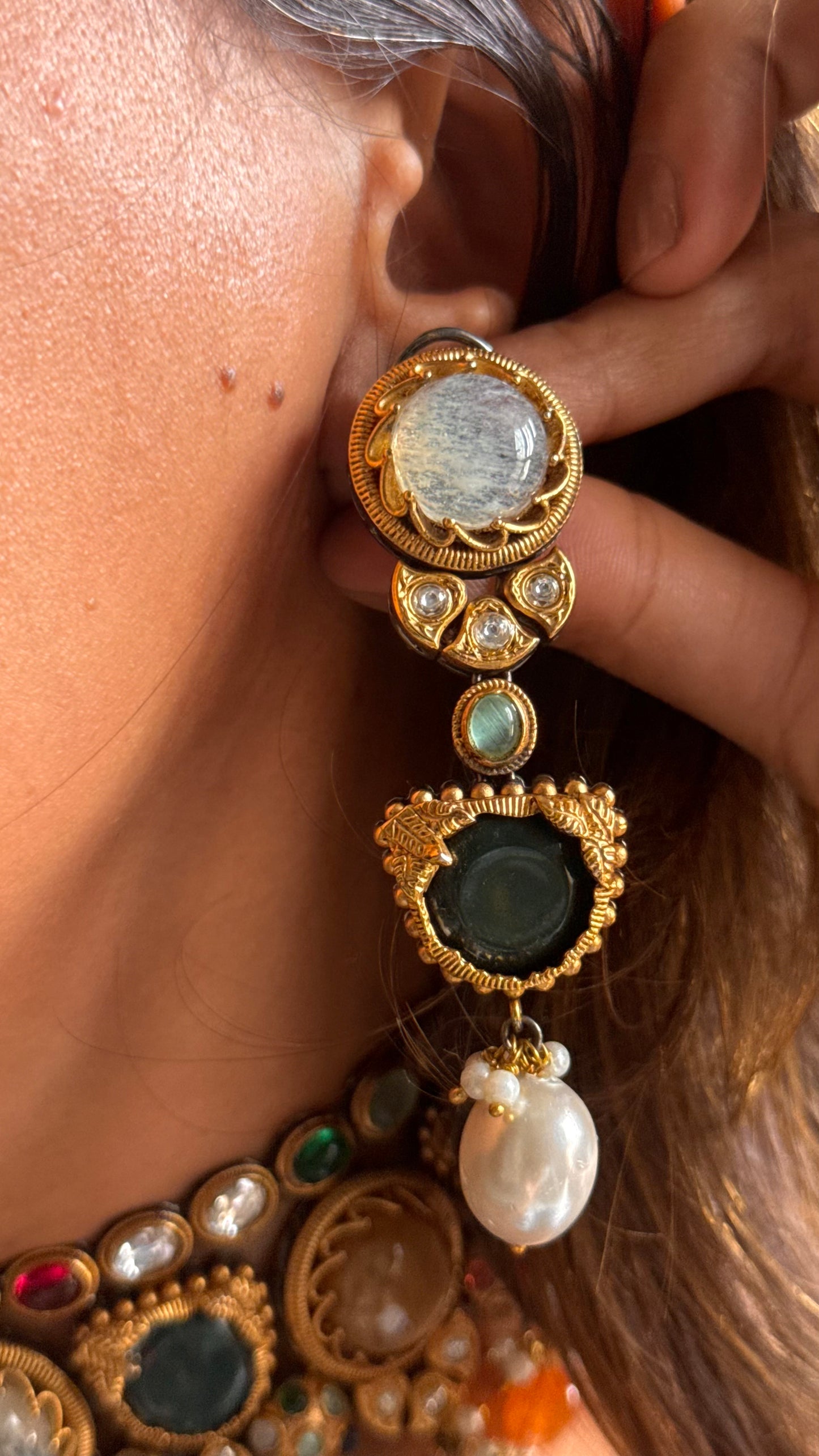 Sabyasachi inspired multicoloured choker necklace 1