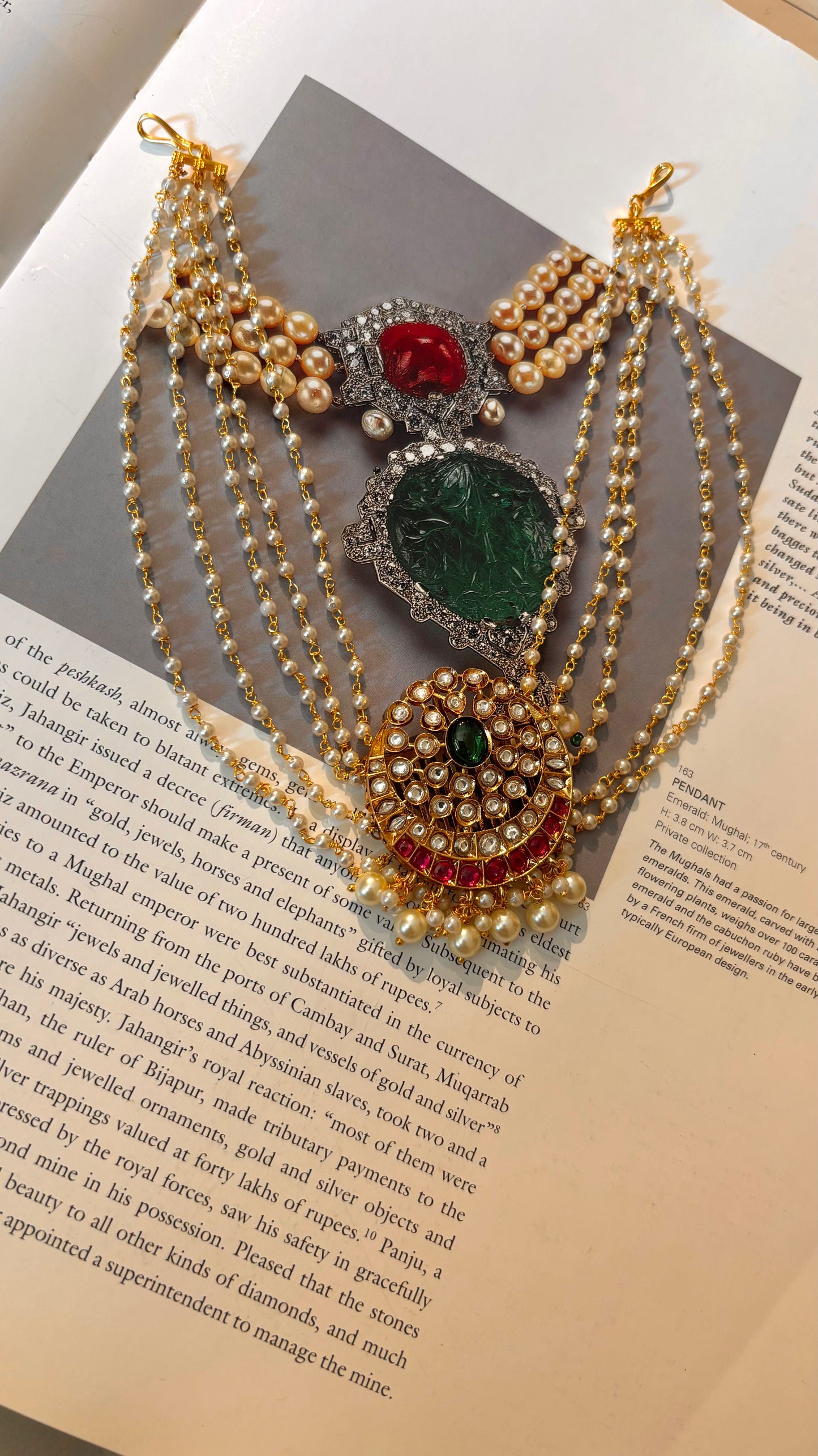 Rajwada hair brooch
