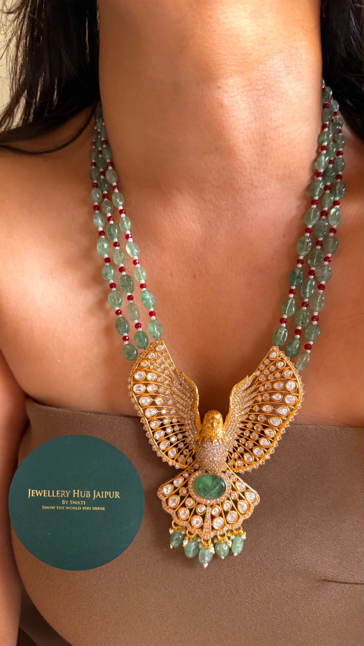 Sabya inspired rani haar