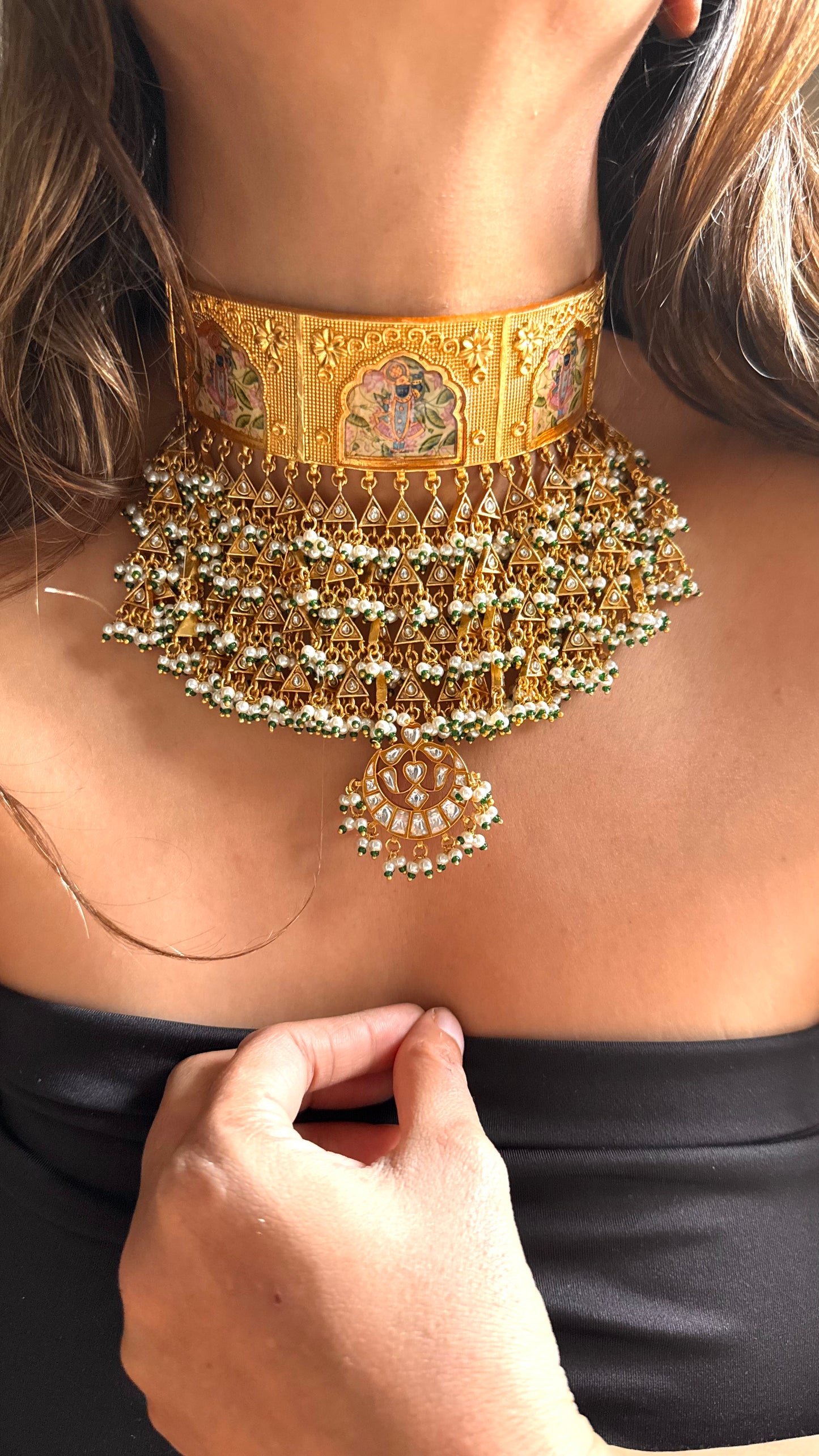 Lord Jagannath Heritage Choker