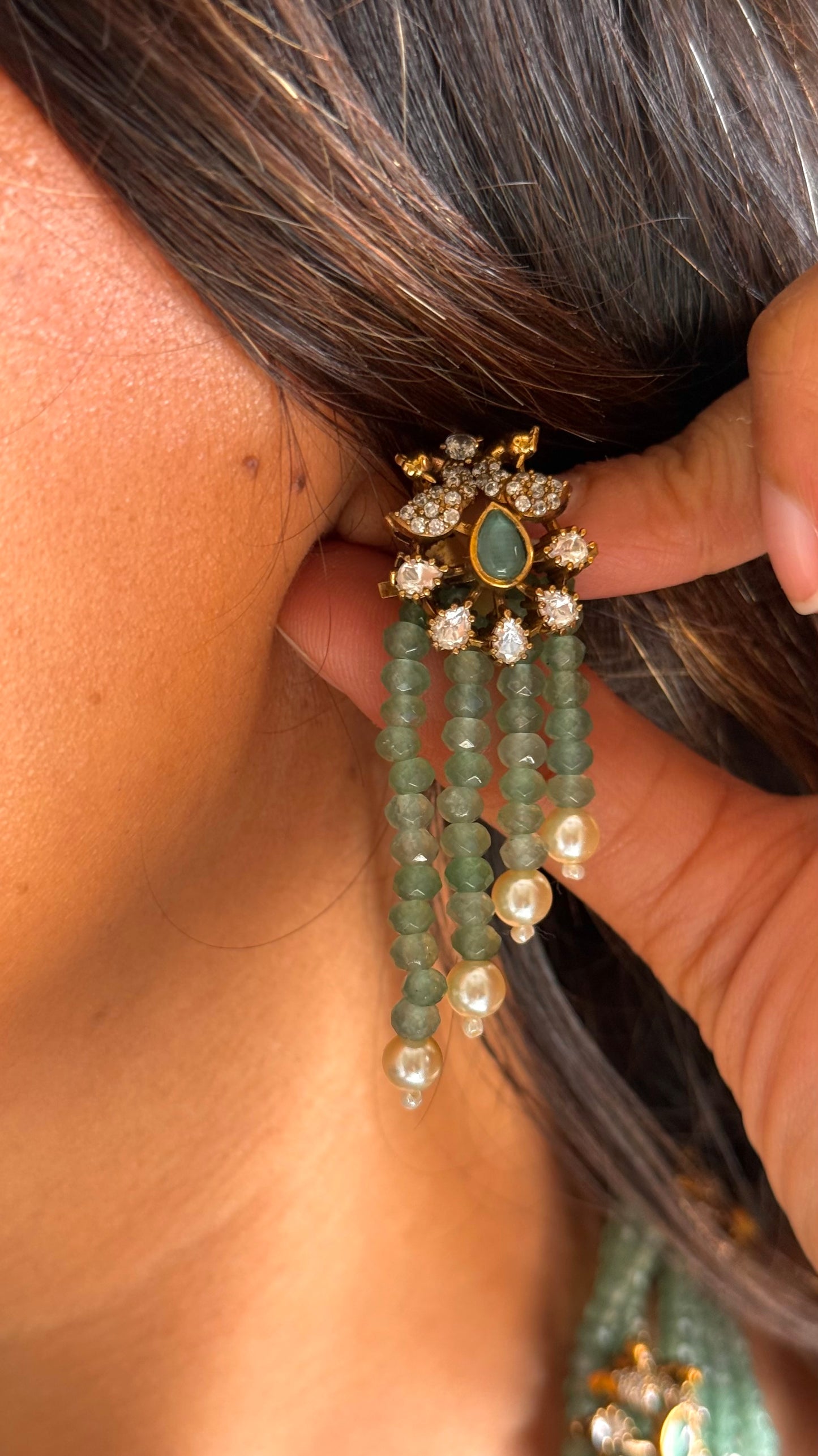 Mint Victorian 5 layer string