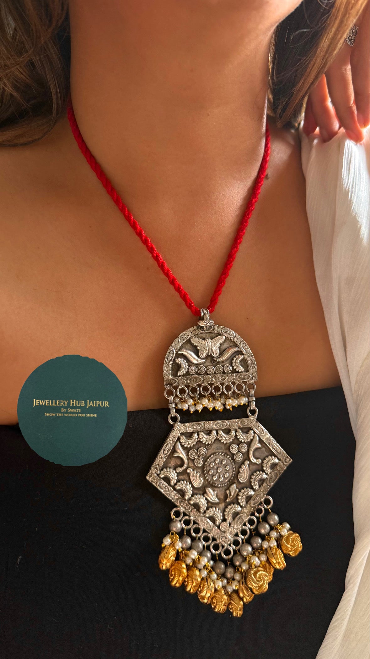 Mohenjodaro Heritage Tribal Pendant Necklace