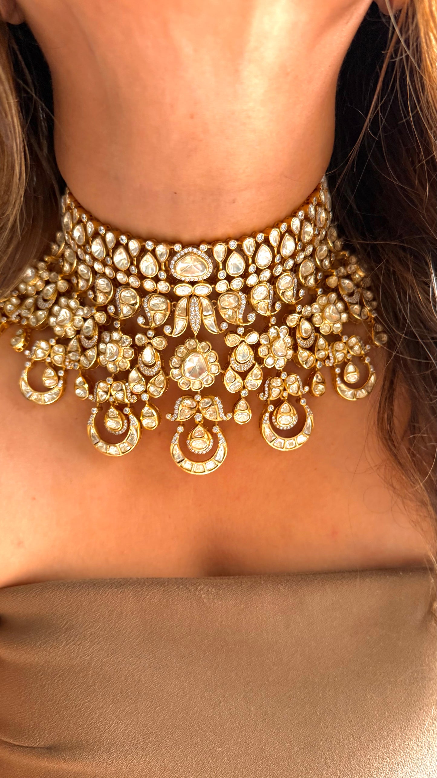 Peeli Polki Bridal Heritage Necklace