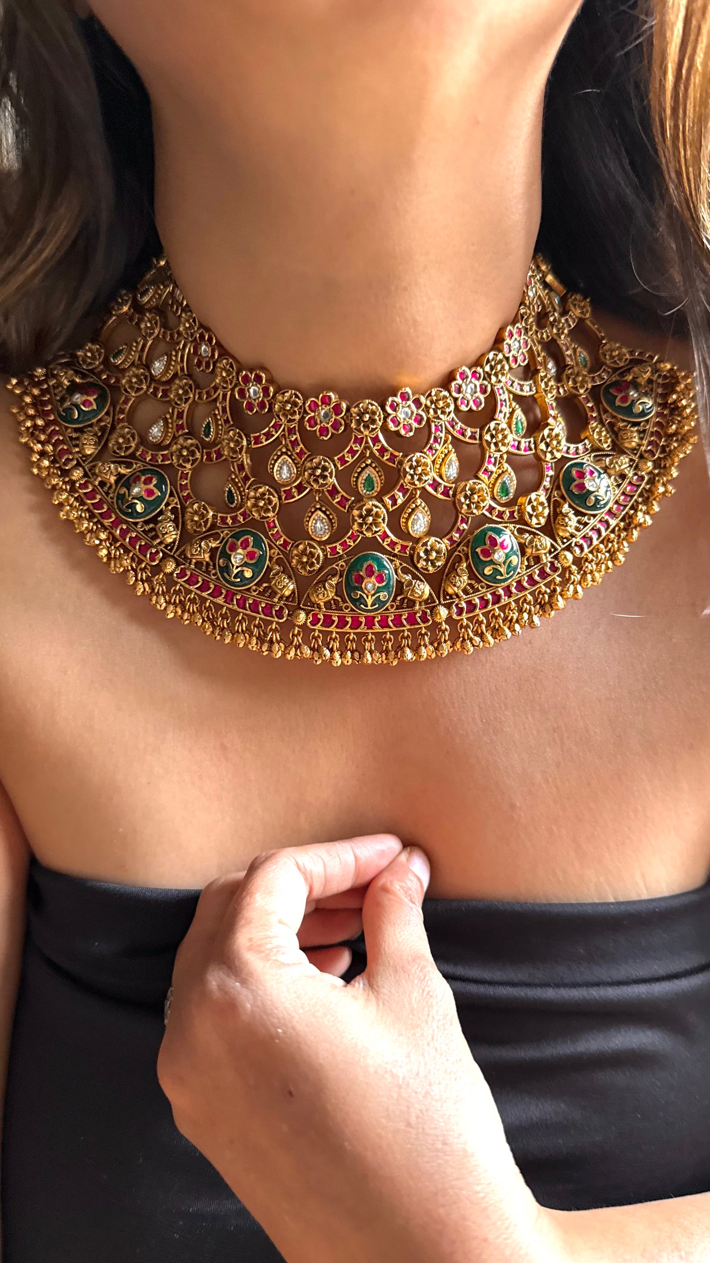 Royal chand parda rajwada necklace