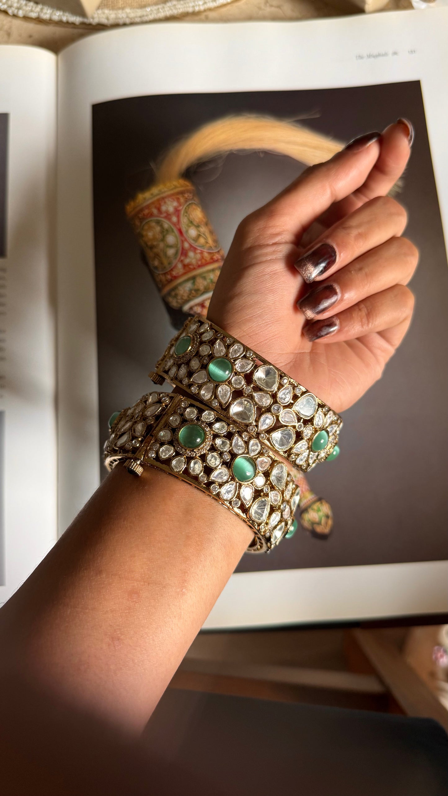 Mint doublet openable bangle