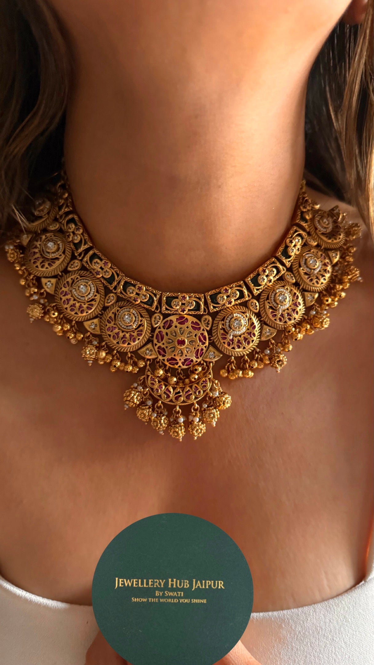 Heritage nakashi gold rajwada Necklace