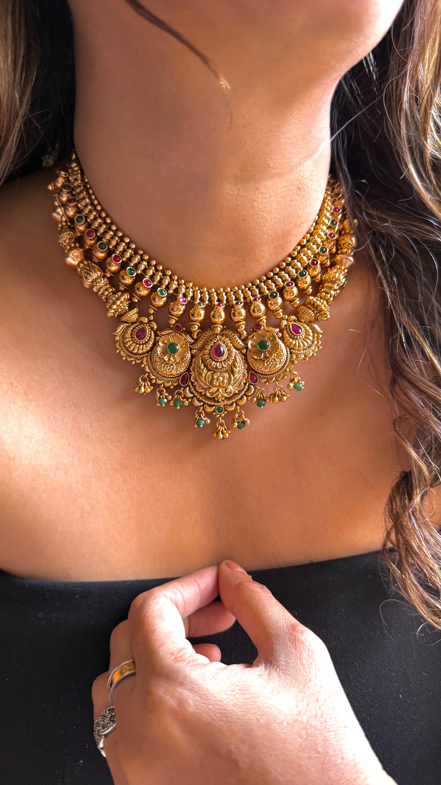 Maharashtrian Combo necklace set