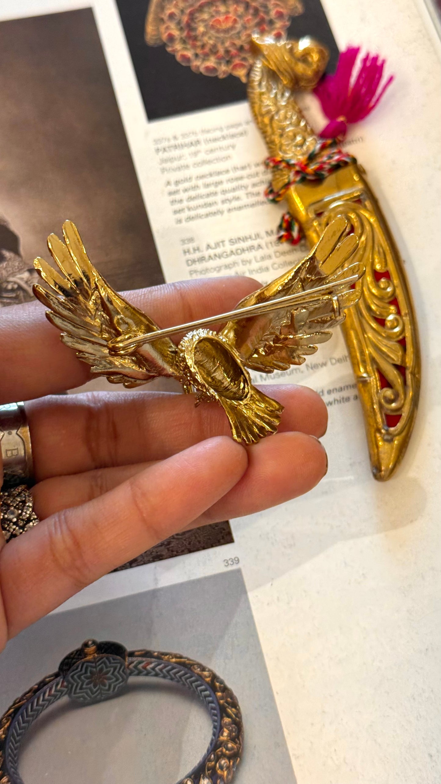 Baaj designer gold Kalgi