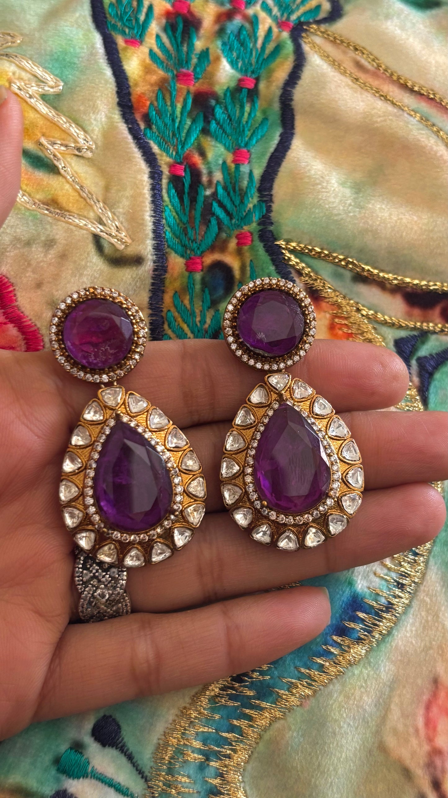 Tanzanite danglers