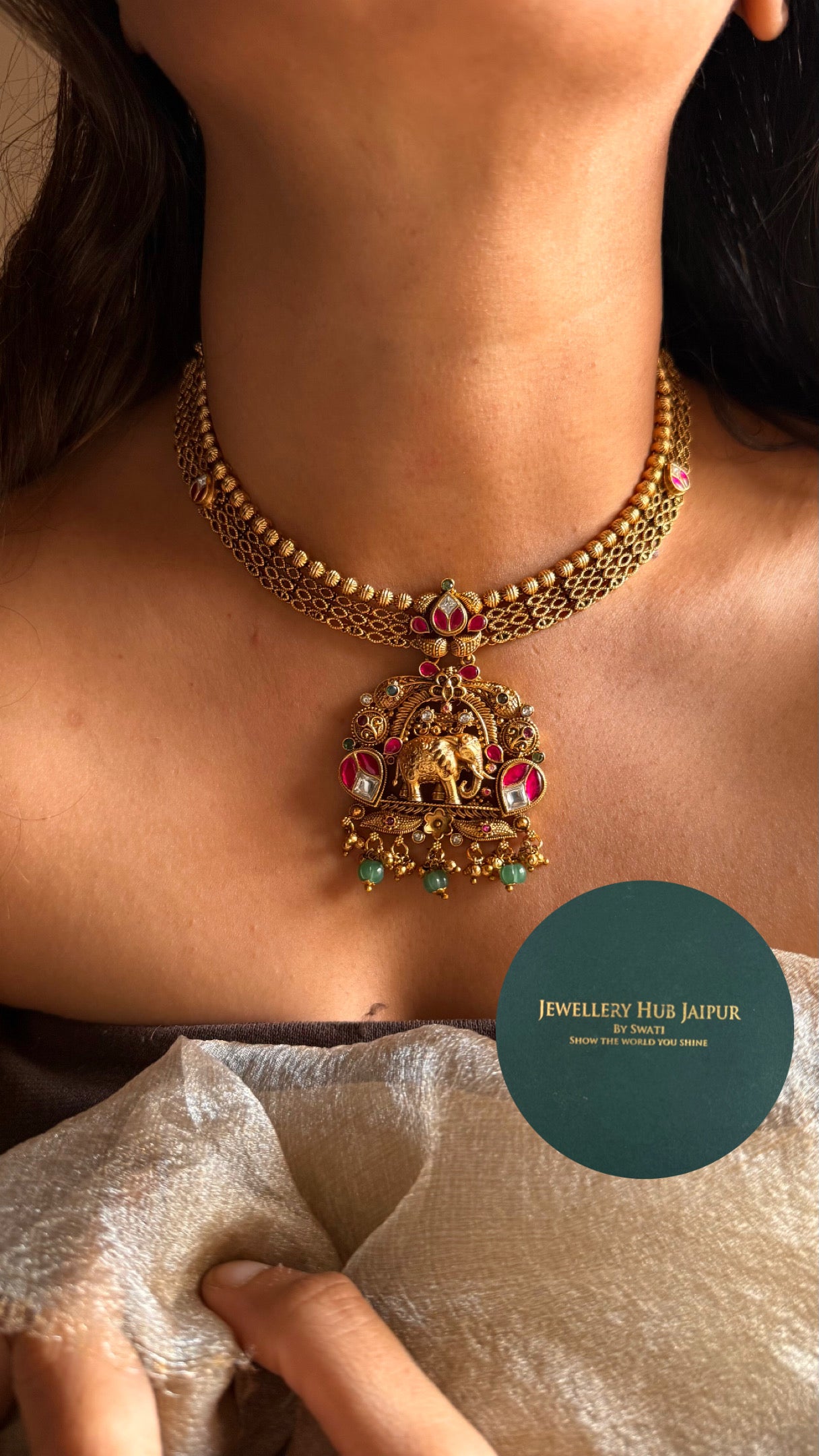 Gajanand Rajwadi Necklace