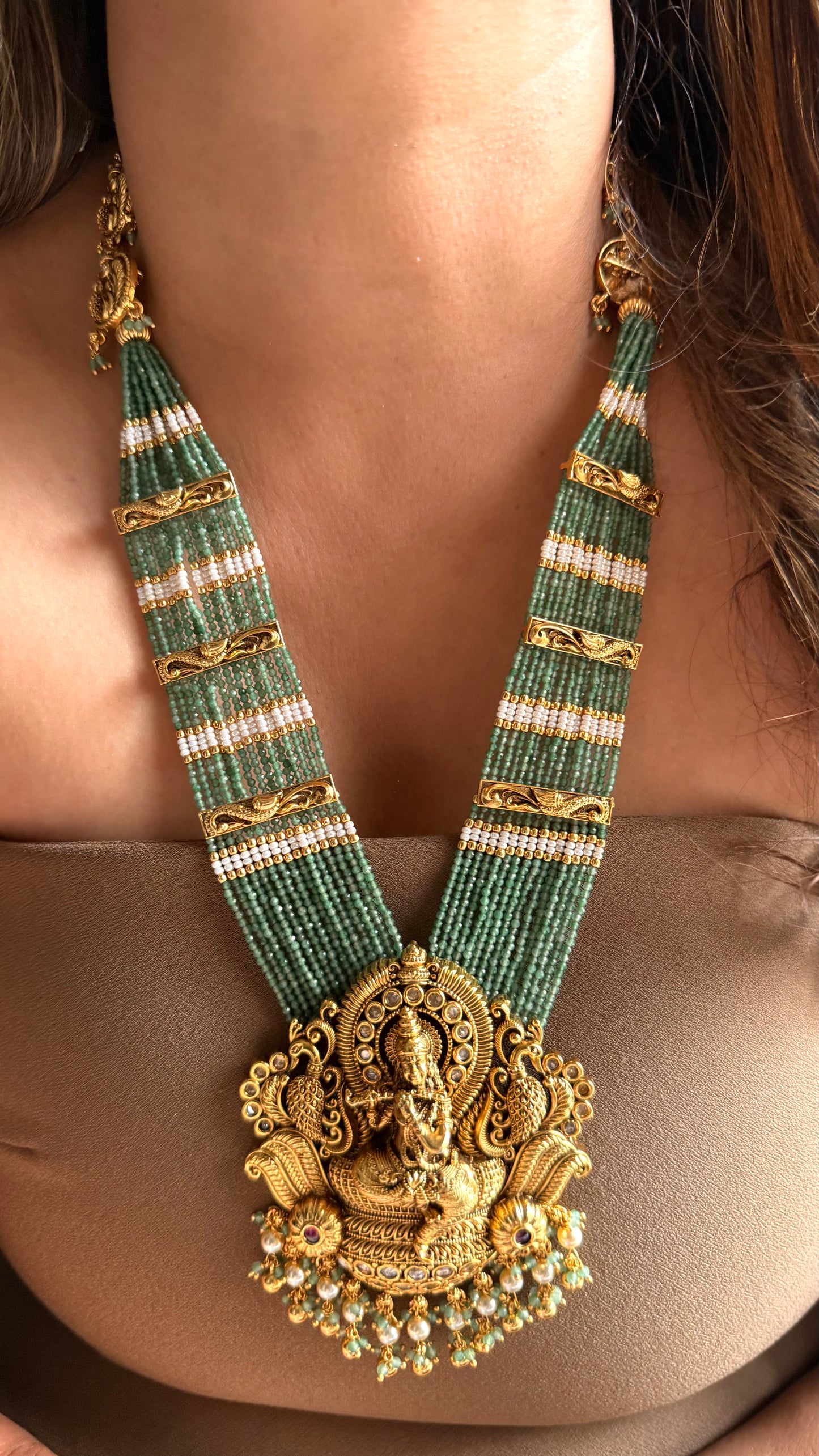 Lord Krishna & Goddess Lakshmi inspired Temple combo