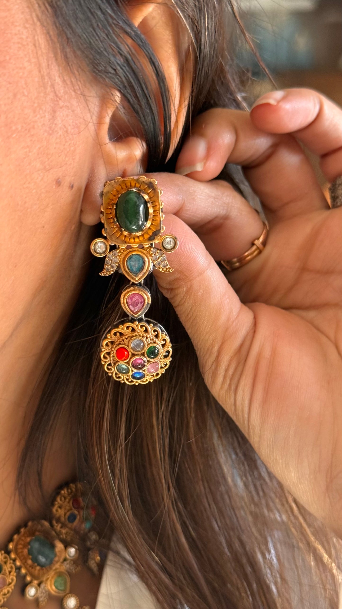 Sabyasachi inspired vintage collar necklace 2