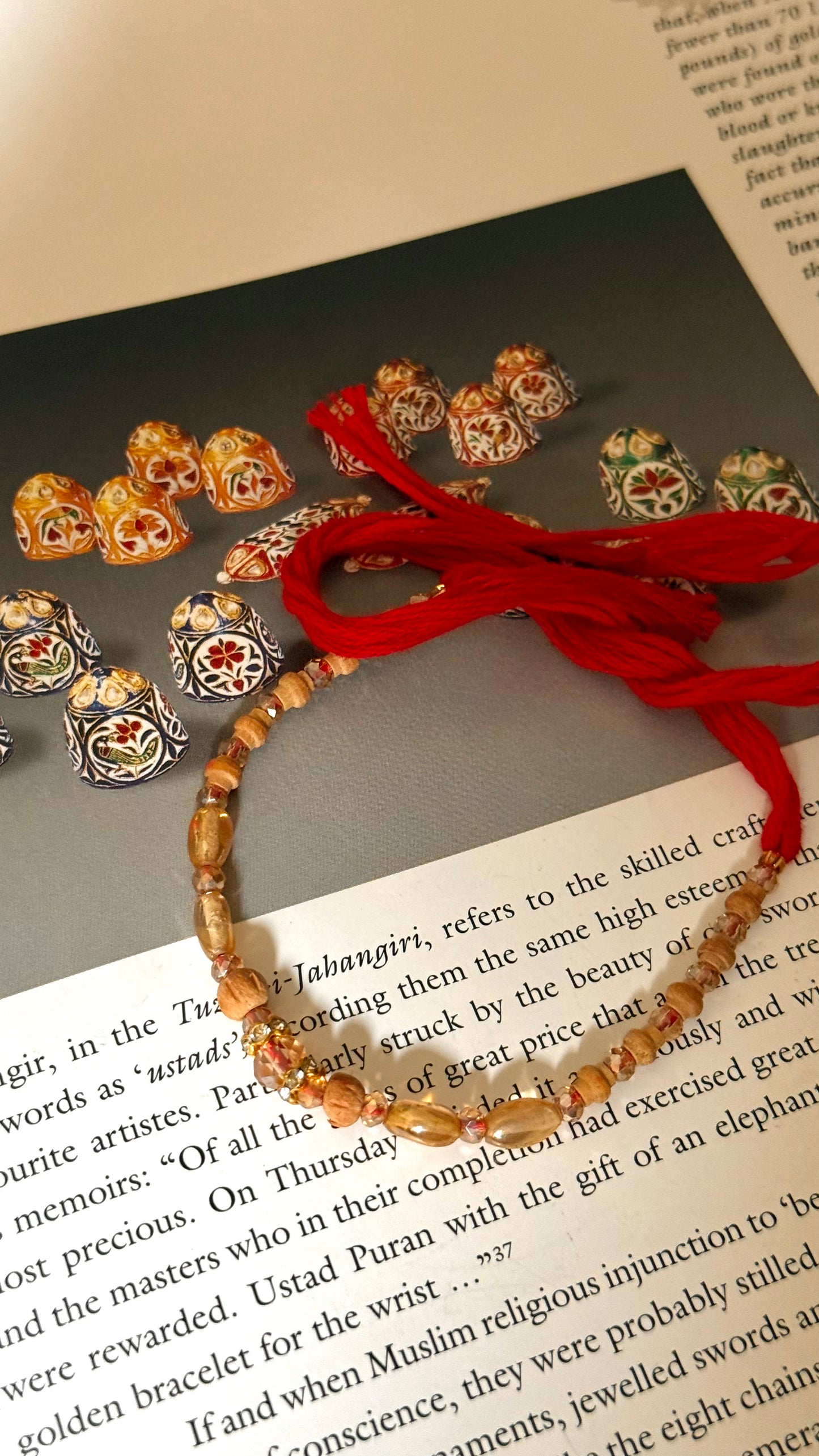 Chandan lal dhaga rakhi ( shipping will be extra )