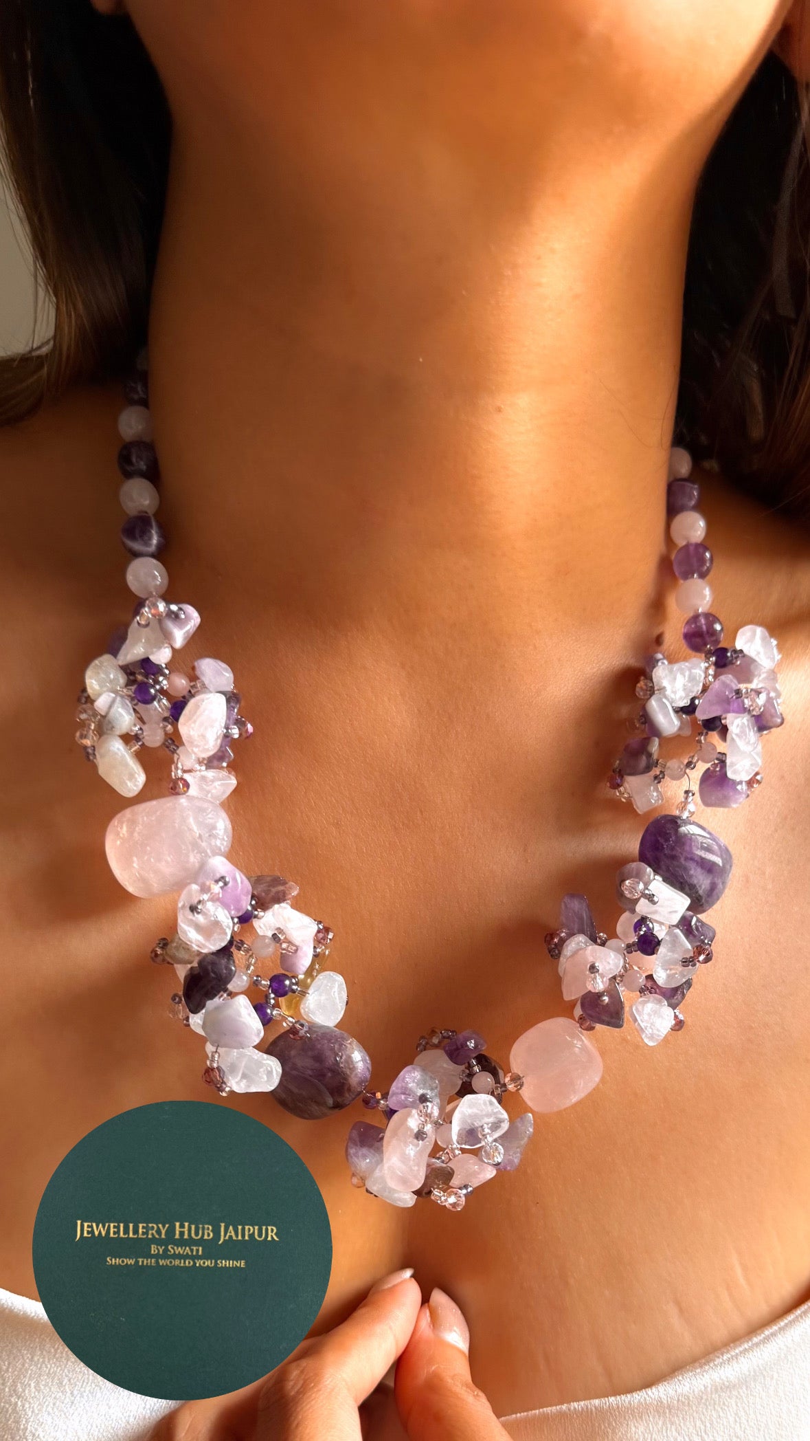 Tanzanite beach wear string