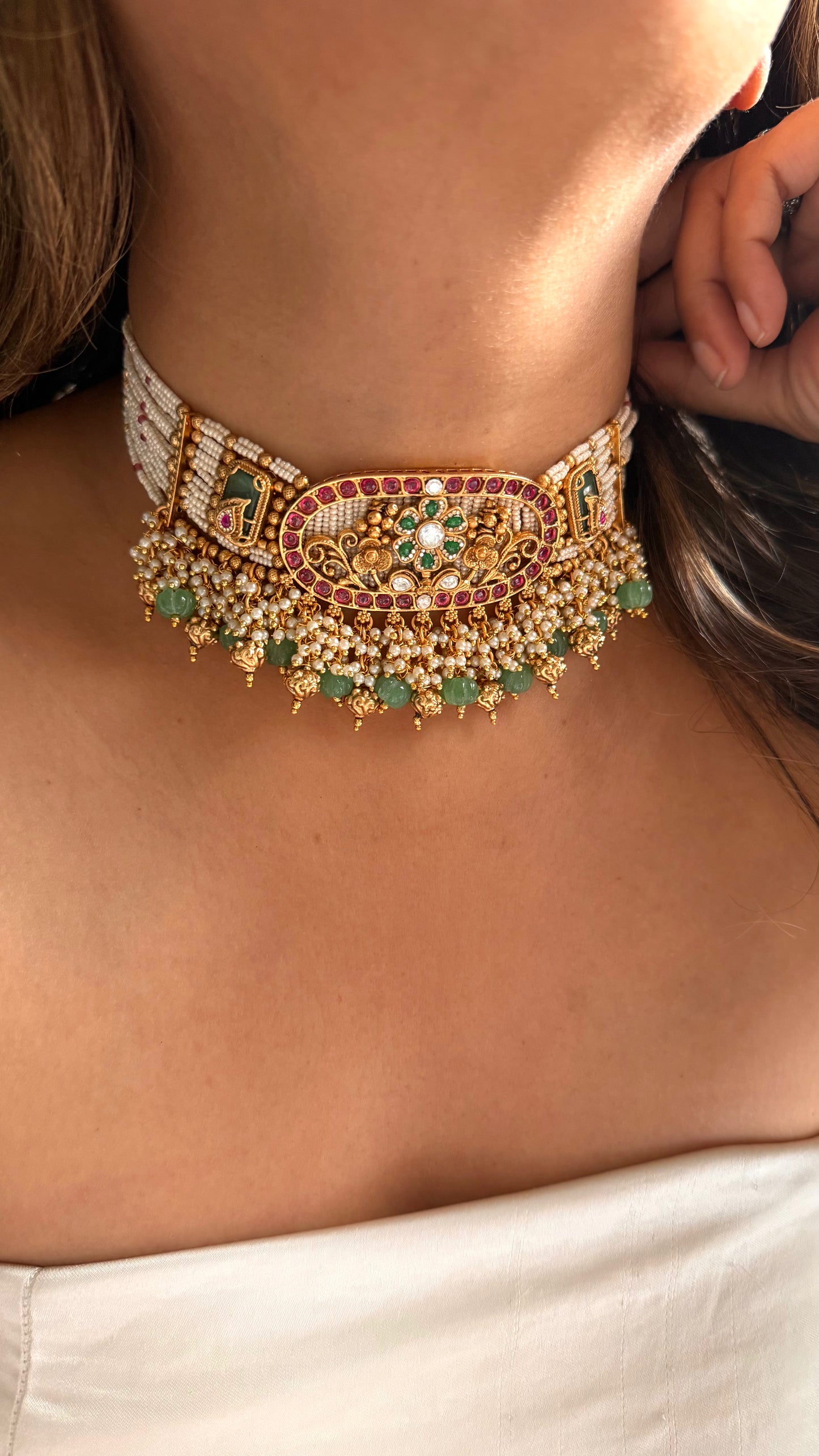Rajwada set Combo with Nakshi Detailing