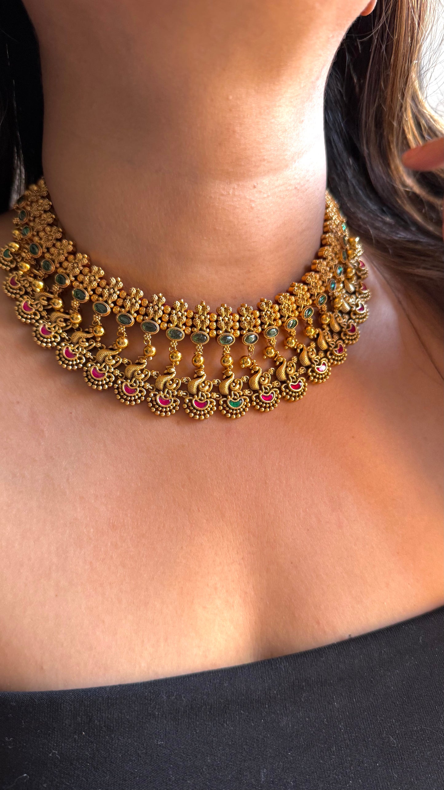 Maharashtrian Nakshi Set combo