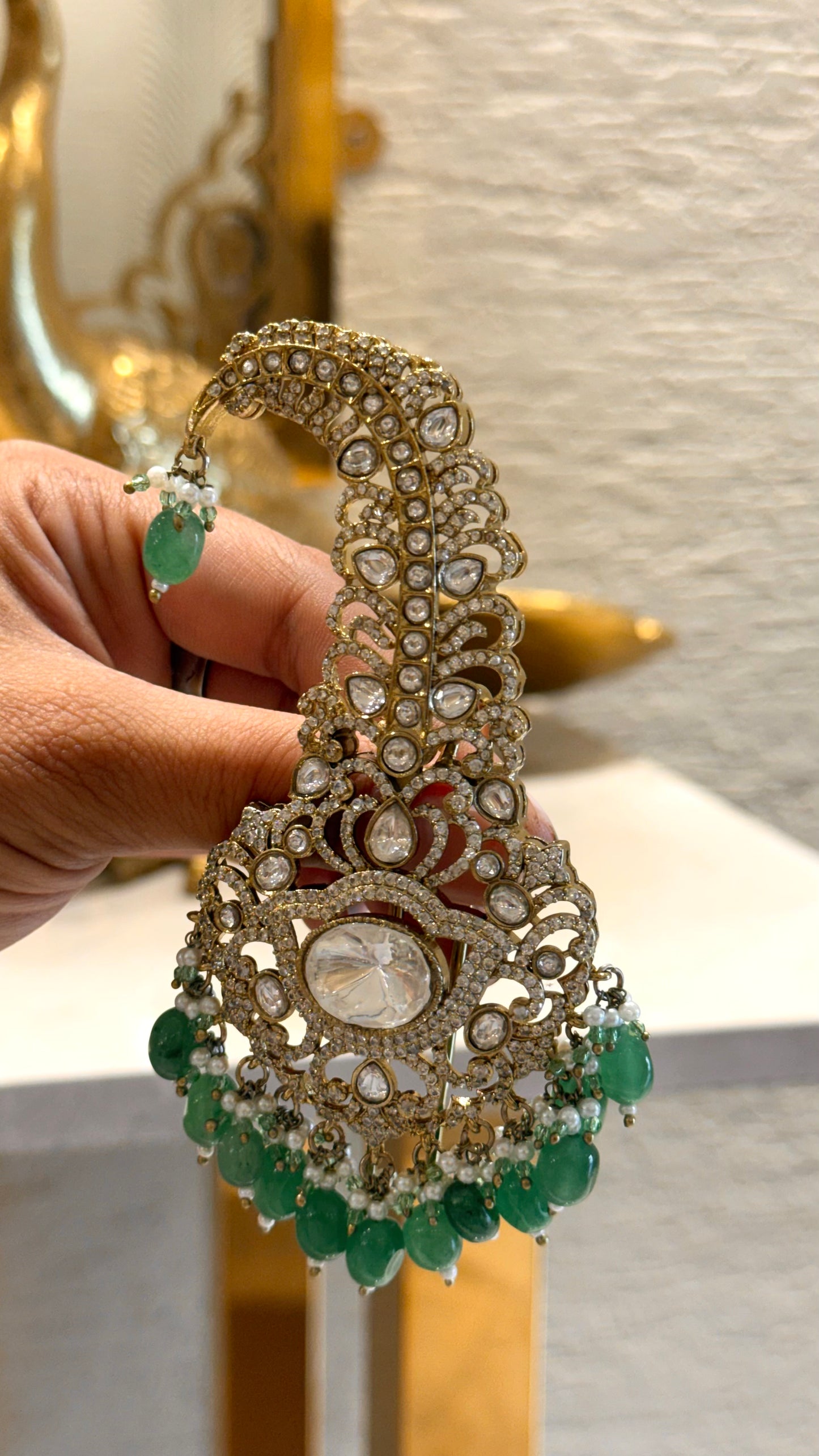 Uncut designer polki Victorian Kalgi