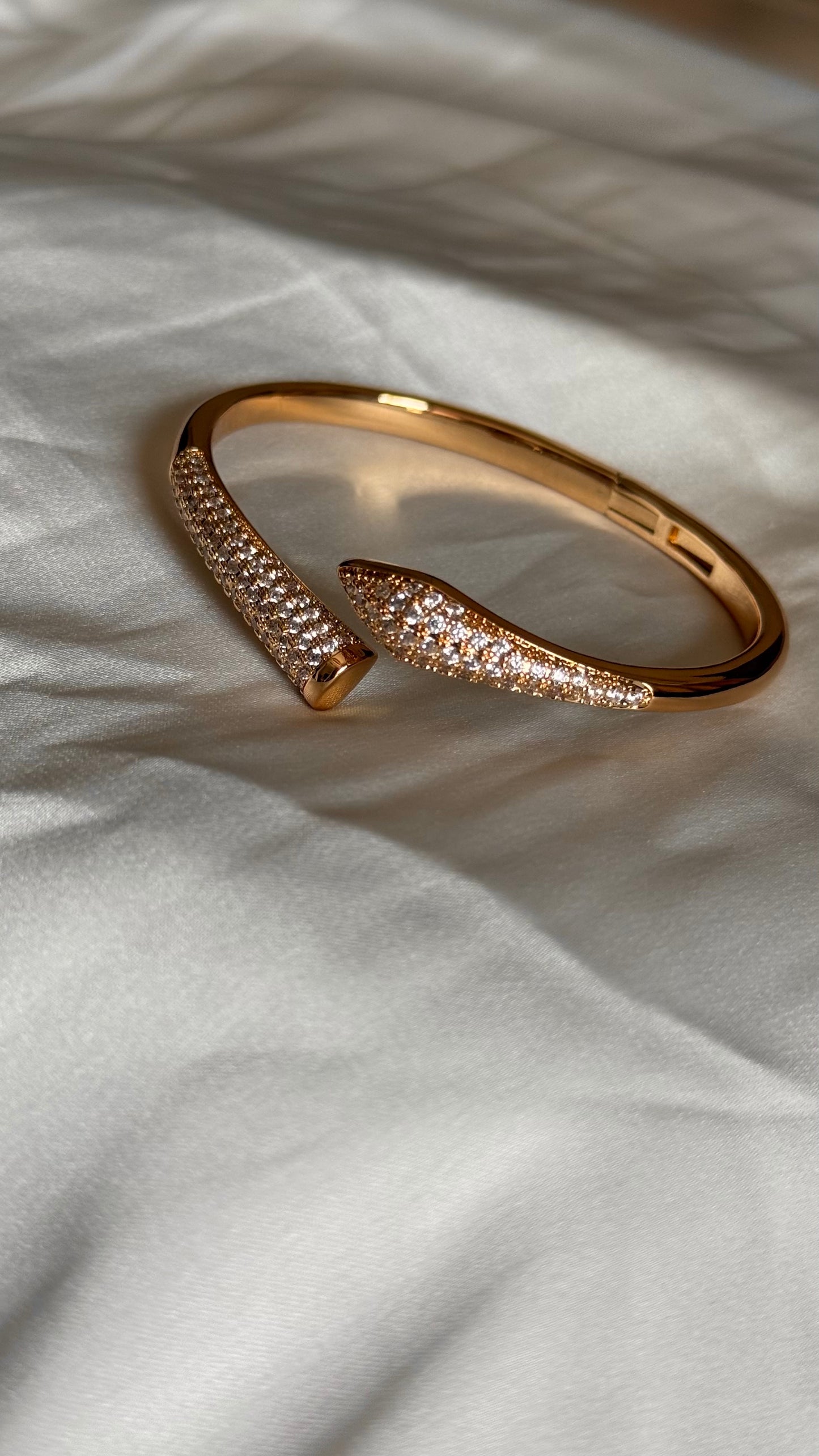 Rose Gold Tone designer diamond bracelet