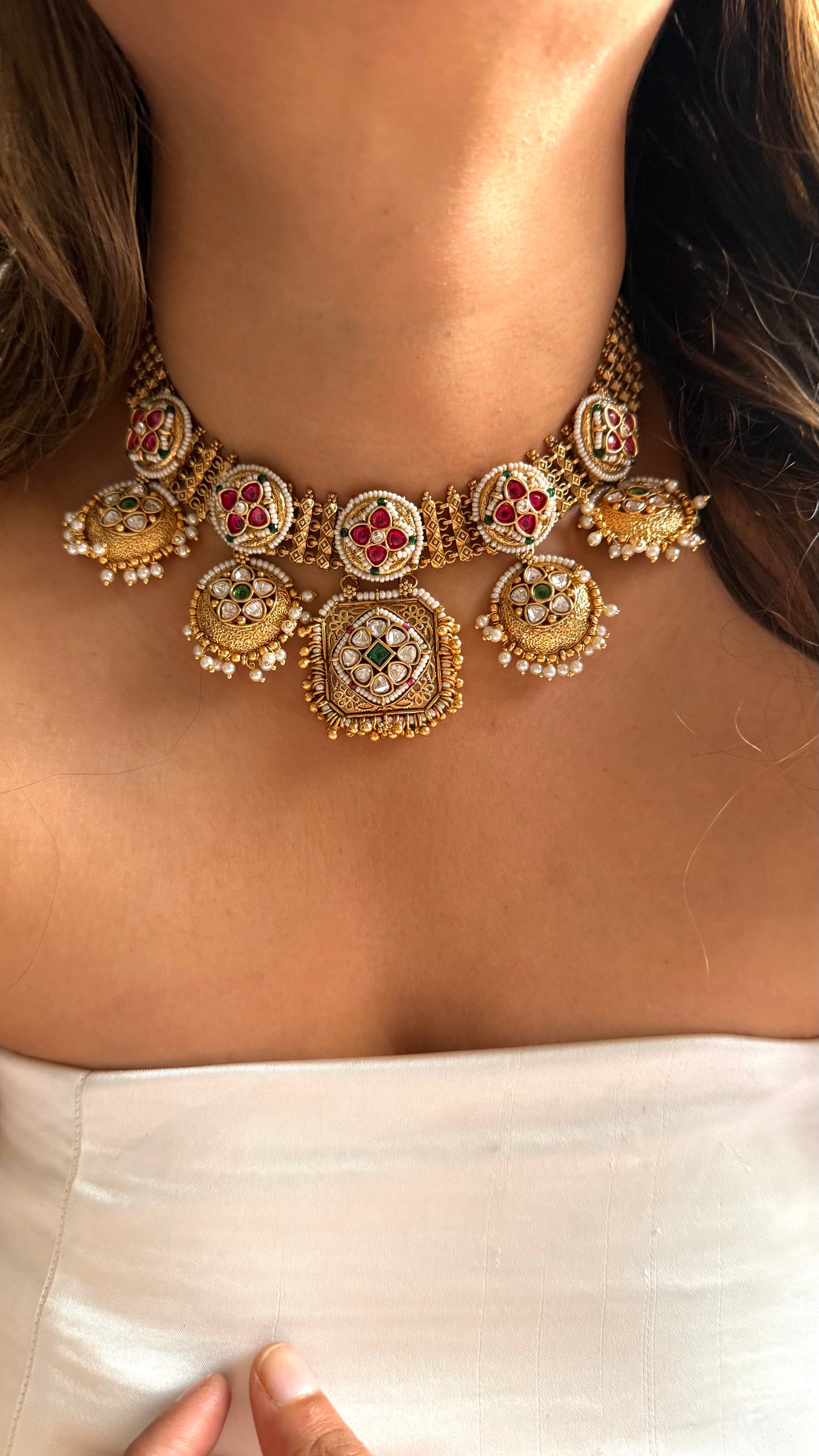Rajwada Pachi necklace