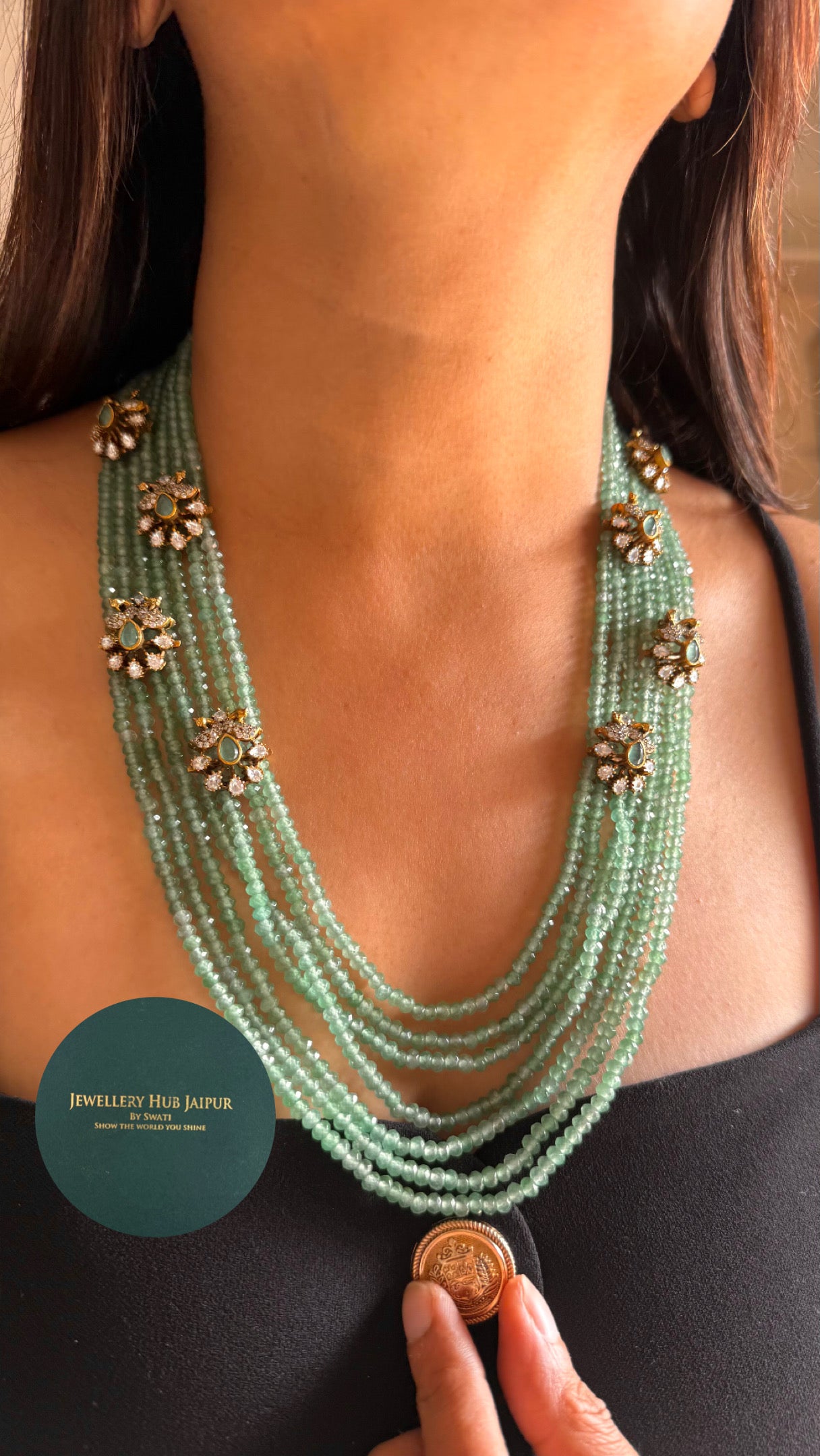 Mint Victorian 5 layer string