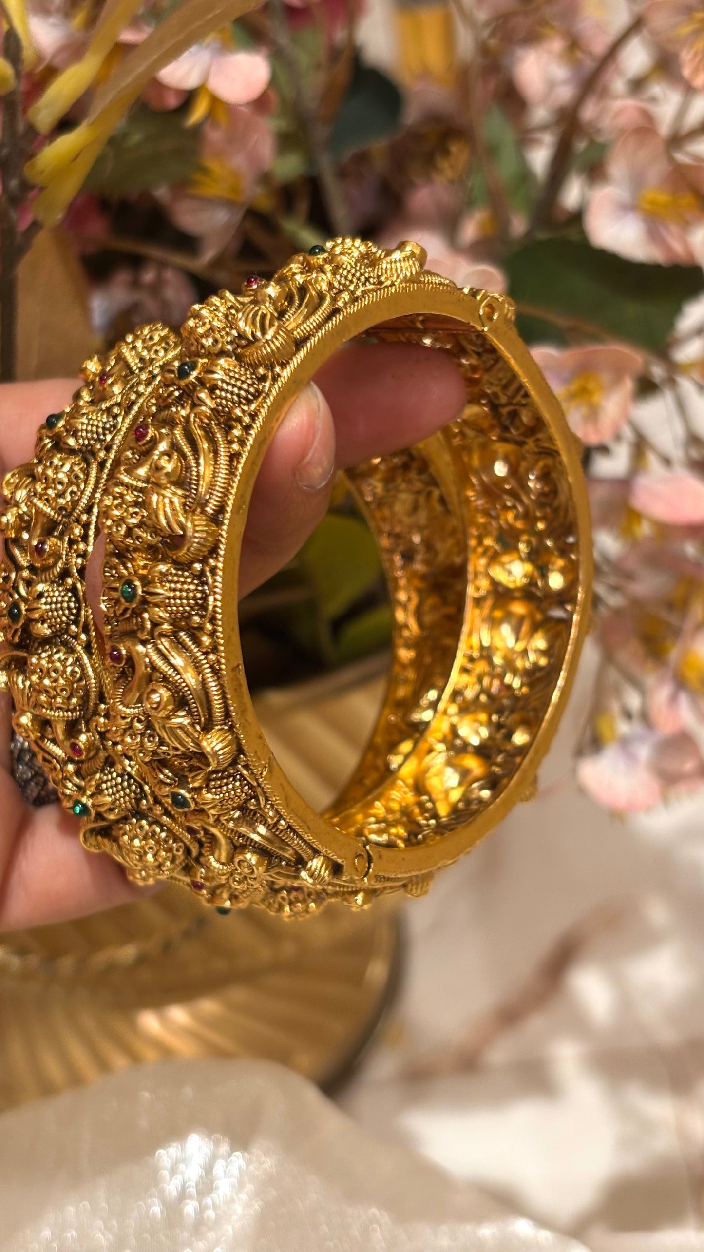 Peacock inspired Nakshi￼bangles