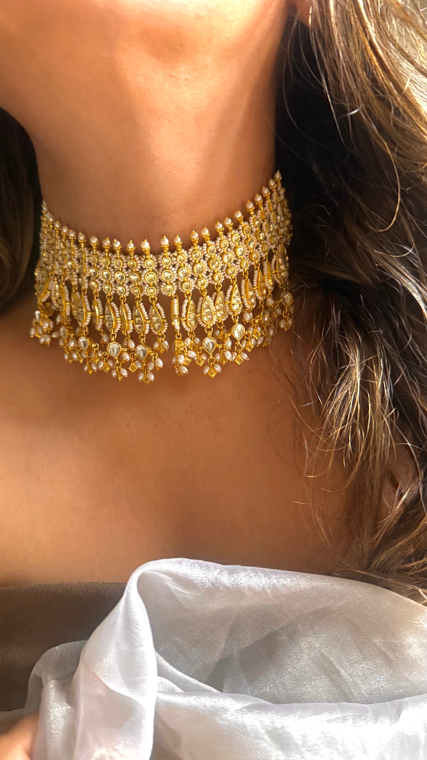 Paachi Kundan Polki statement Choker